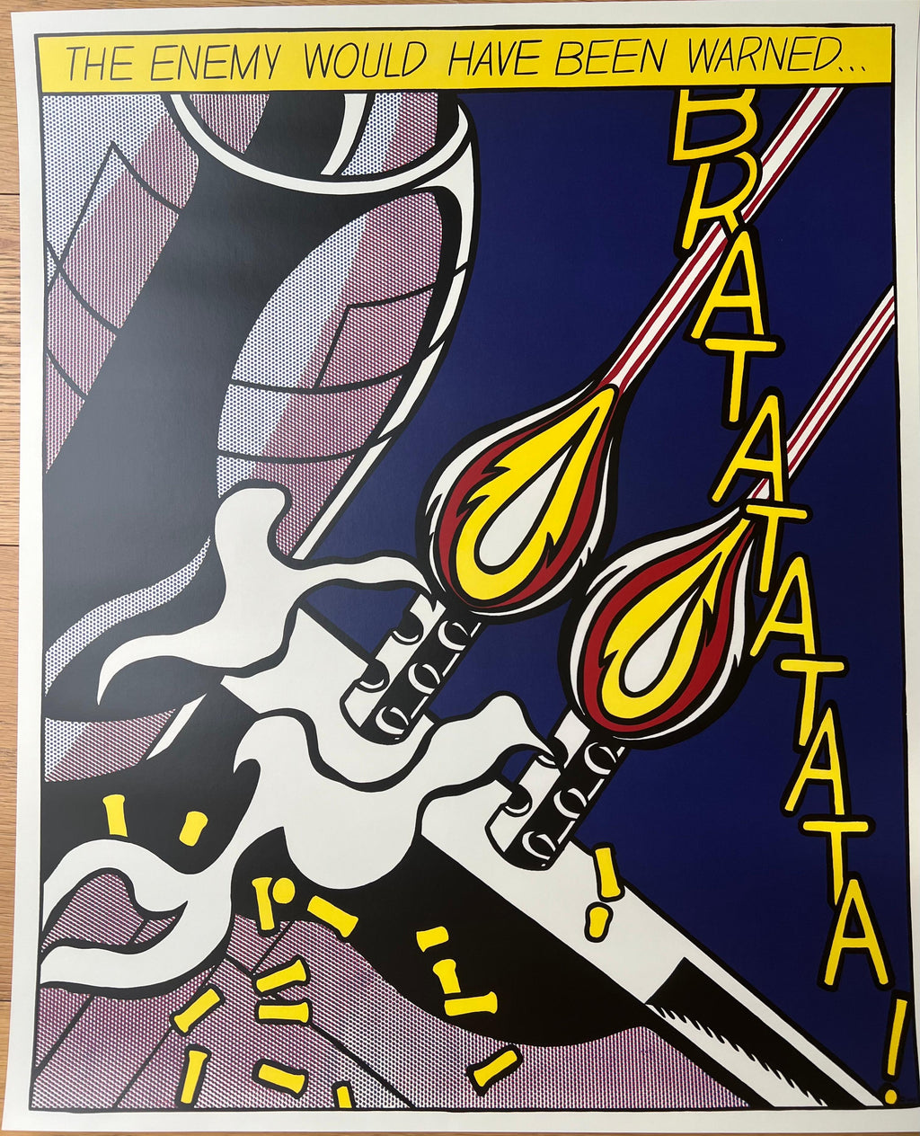 Roy Lichtenstein : Trittico As I Opened Fire