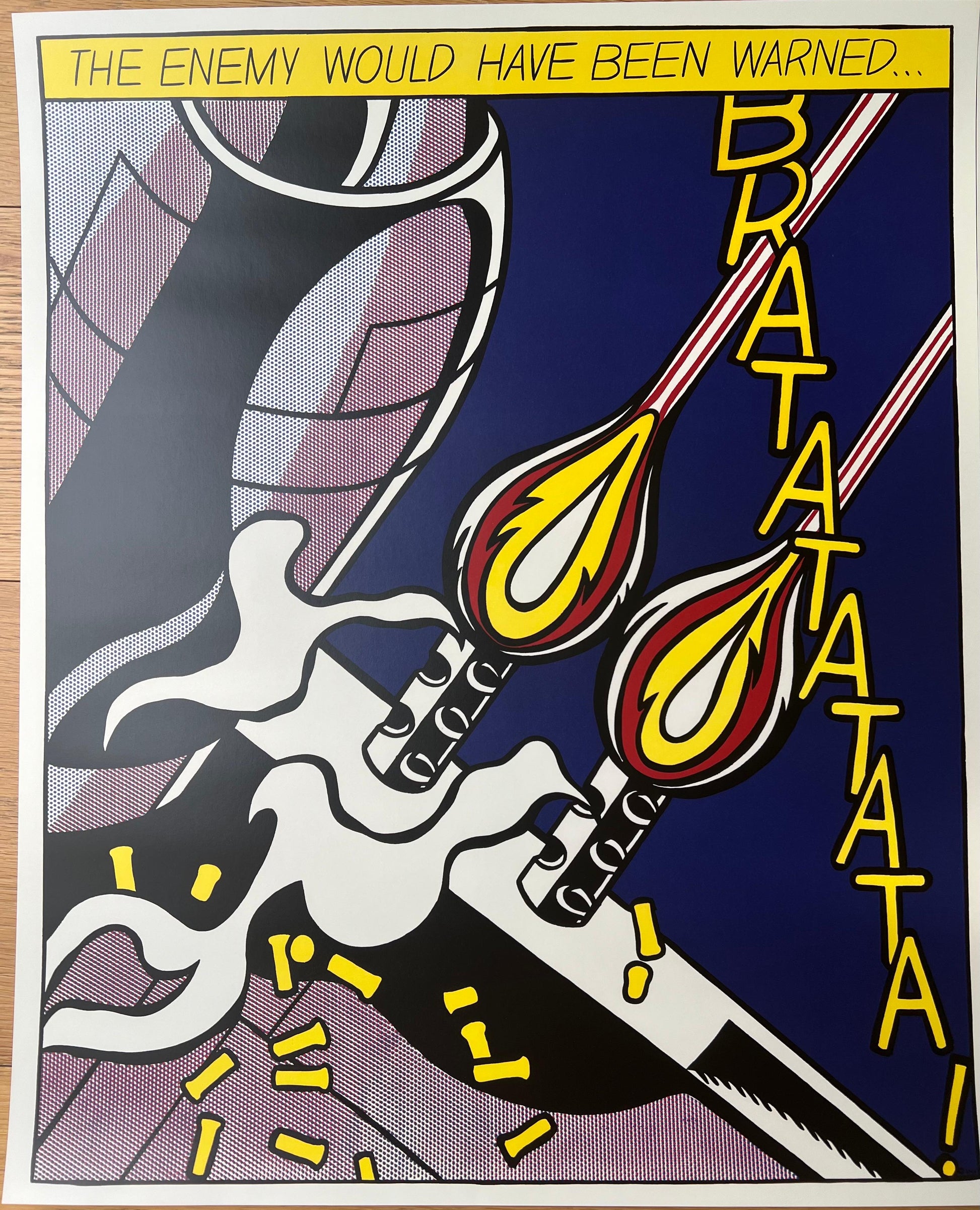 Roy Lichtenstein : Trittico As I Opened Fire