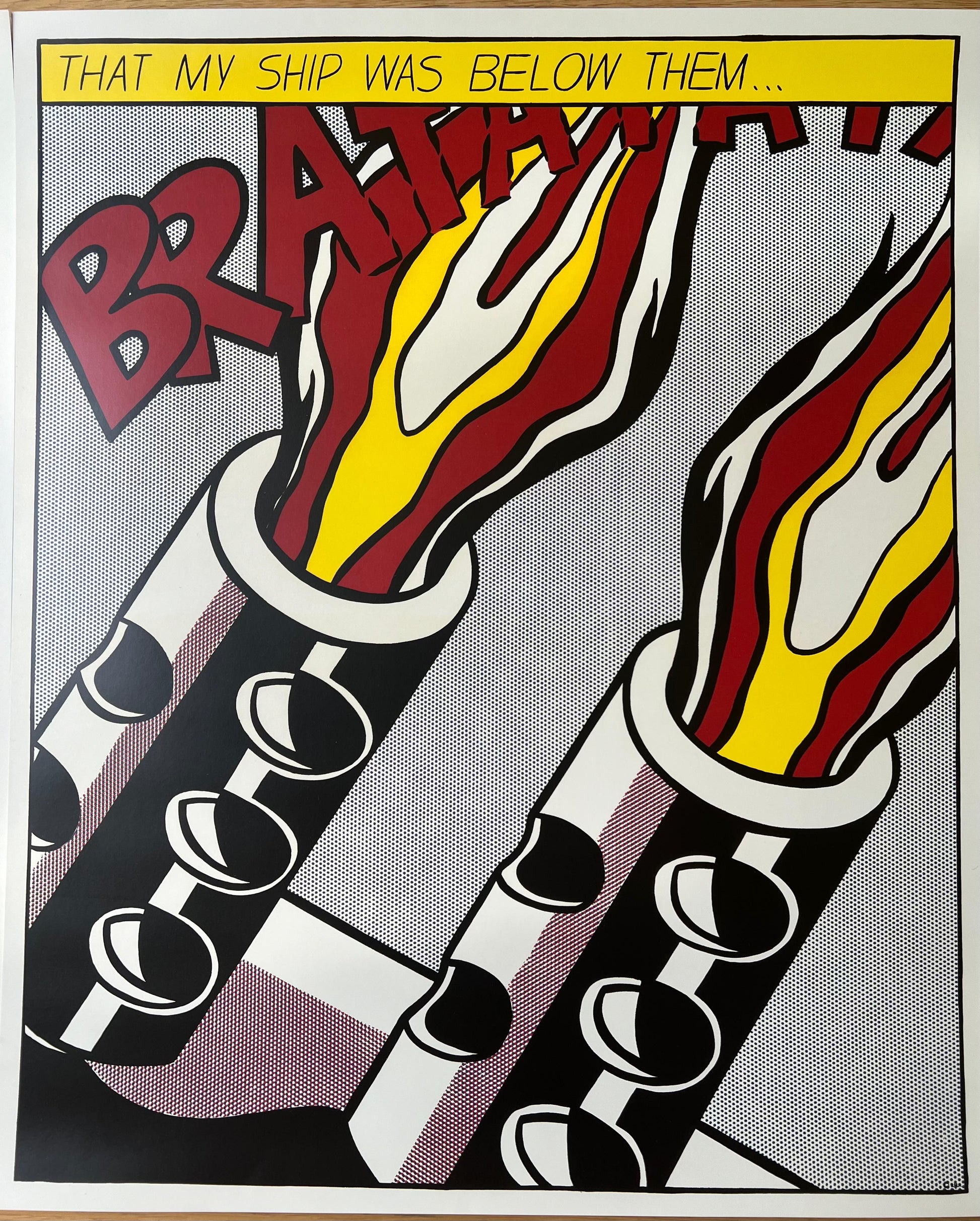 Roy Lichtenstein : Trittico As I Opened Fire