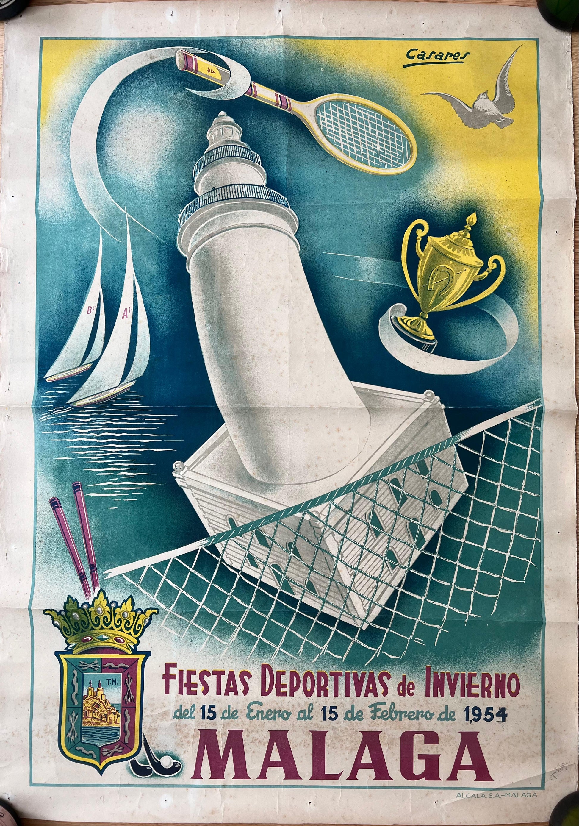 Casares : Festa dello sport di Malaga 1954