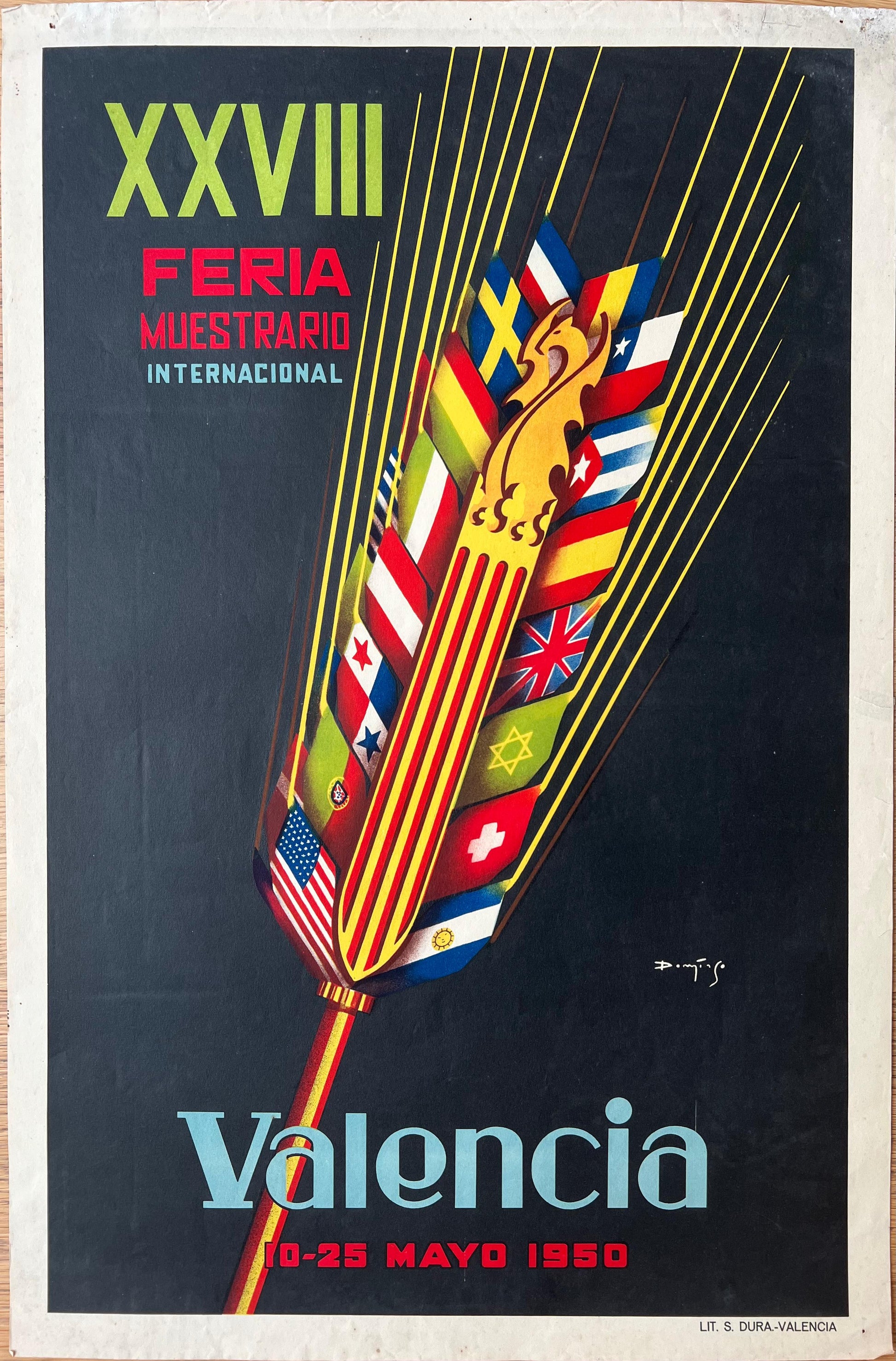 Fiera internazionale Valencia 1950
