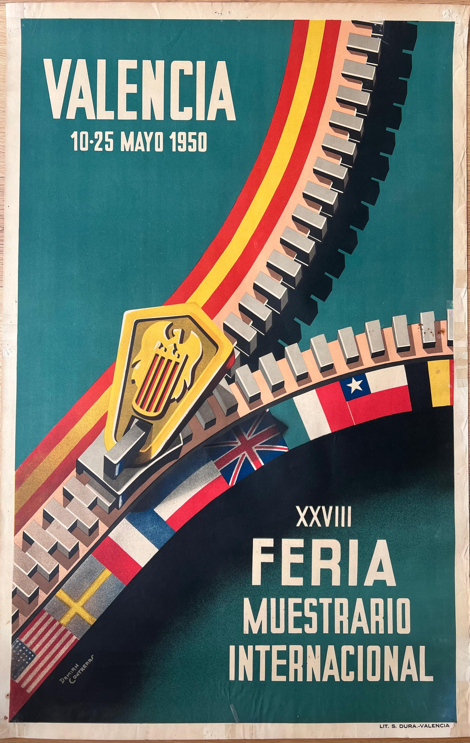 D. Contreras : Fiera campionaria di Valencia  1950