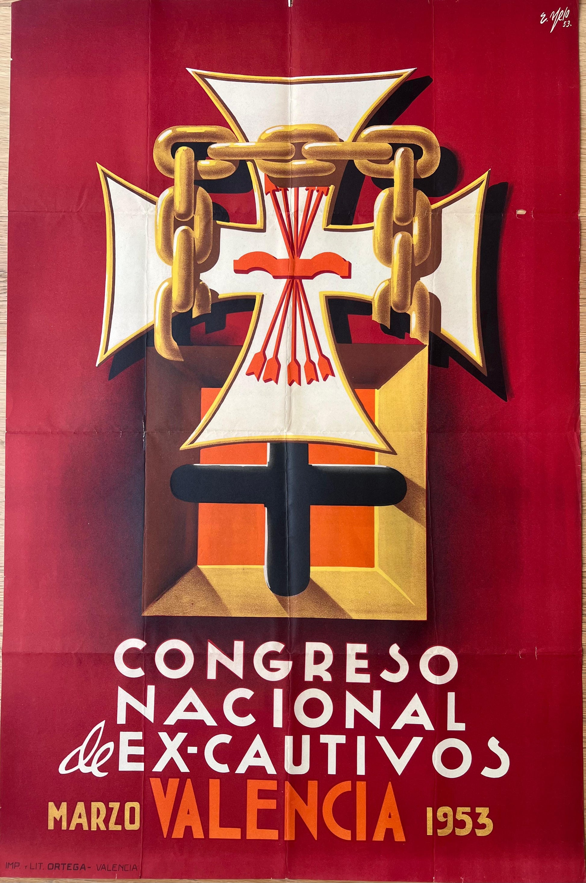 E. Yelo : Congresso ex-detenuti Valencia 1953