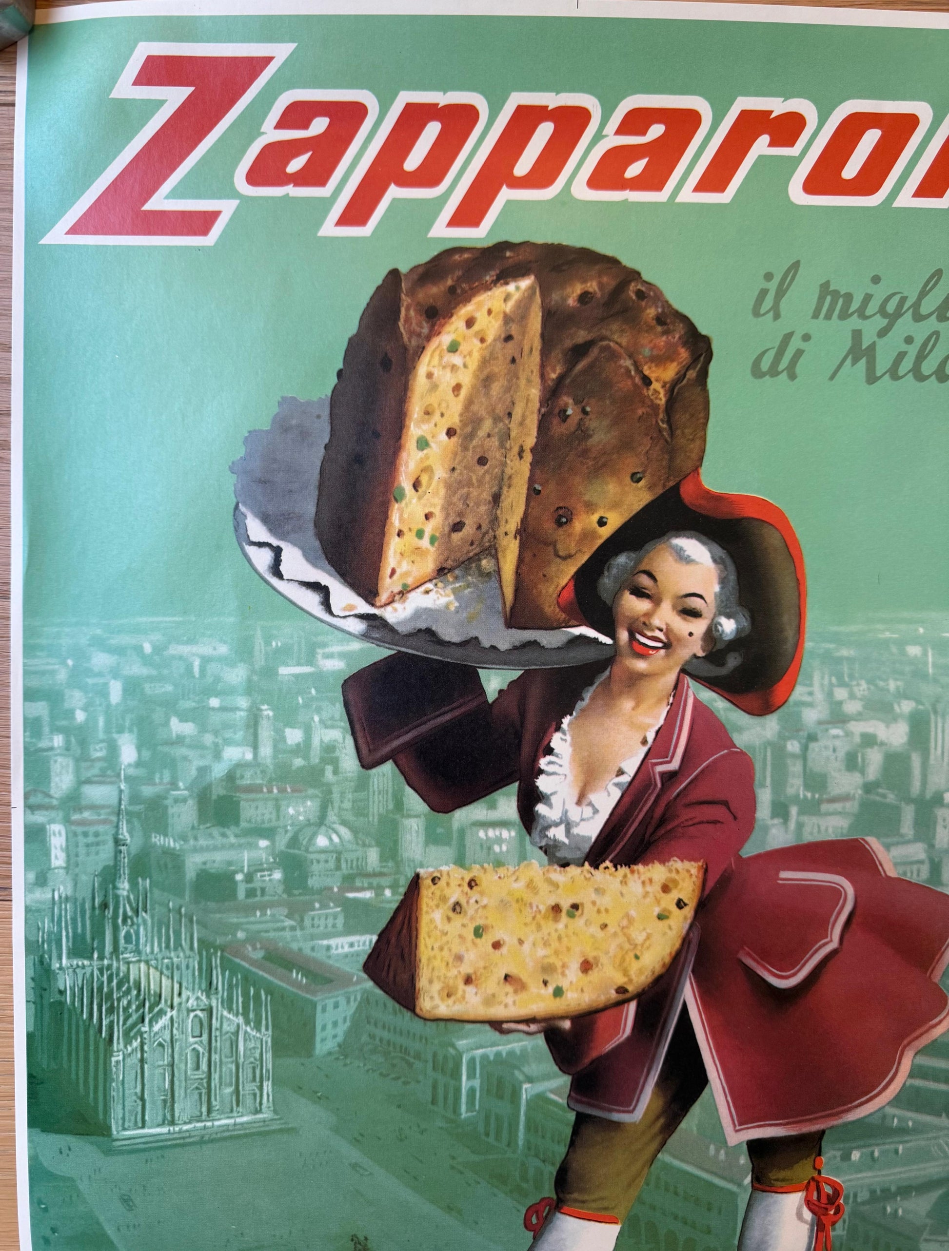 Gino Boccasile: Panettone Zapparoli