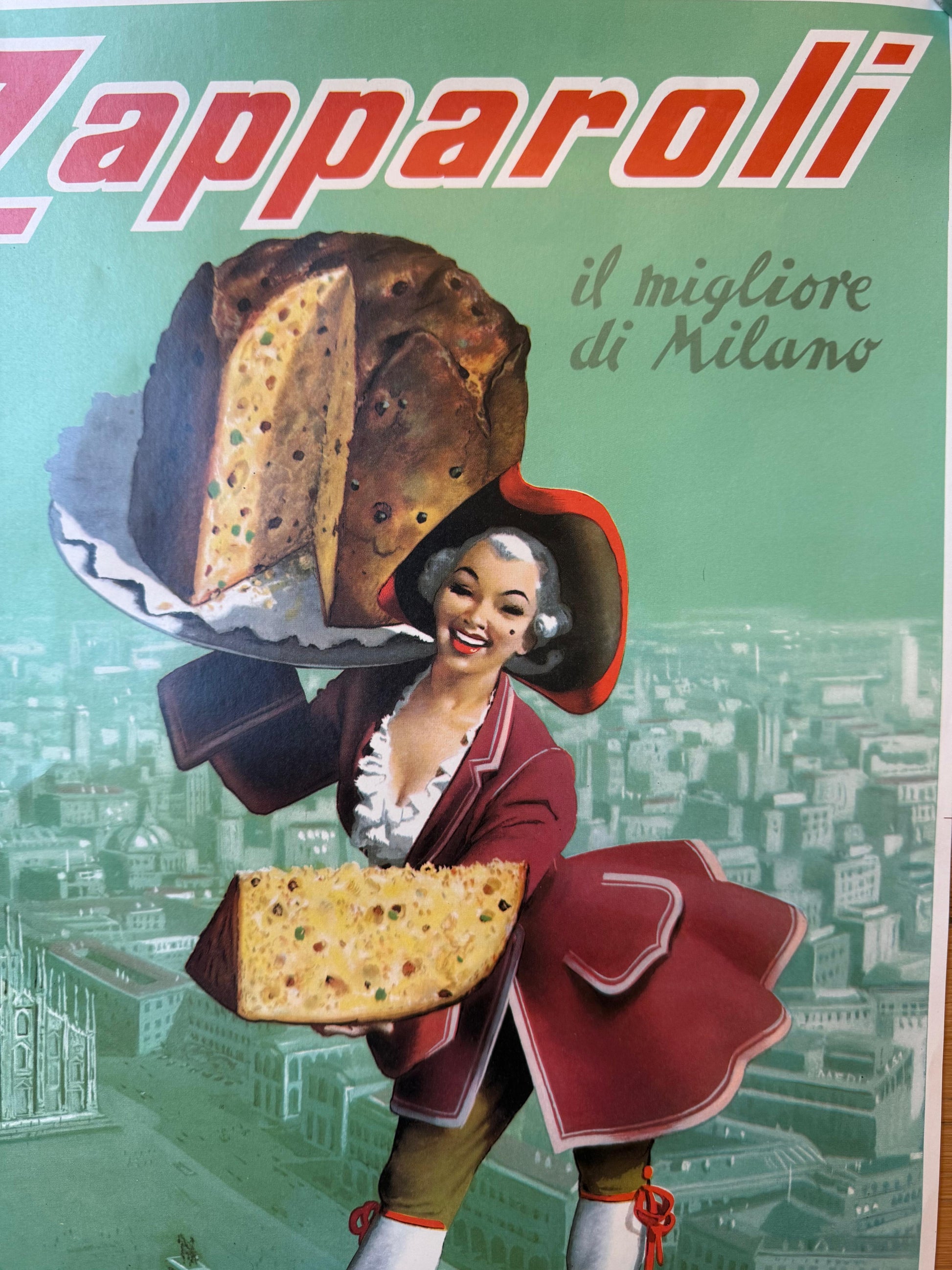 Gino Boccasile: Panettone Zapparoli