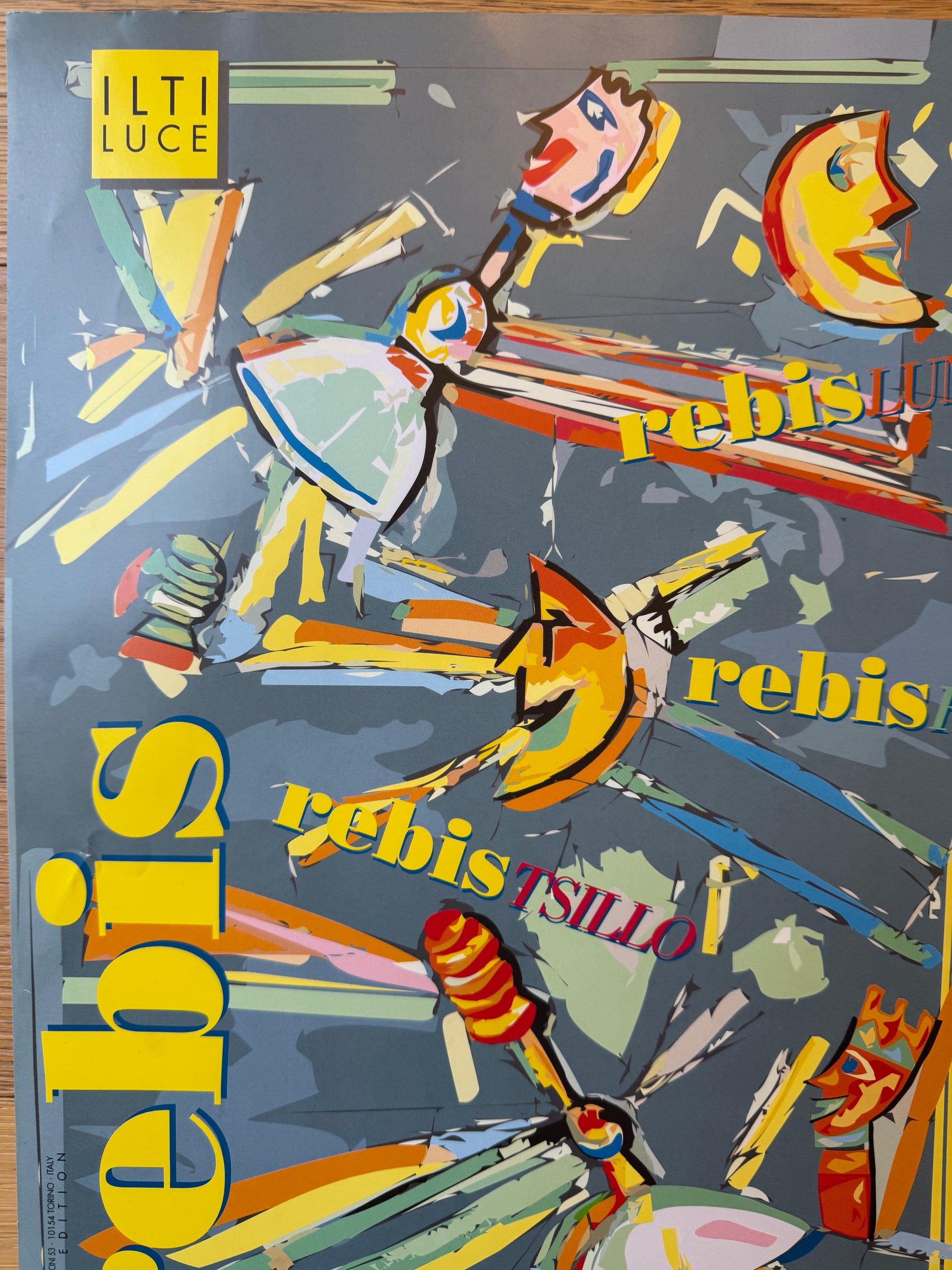 Ugo Nespolo : Rebis Ilti luce