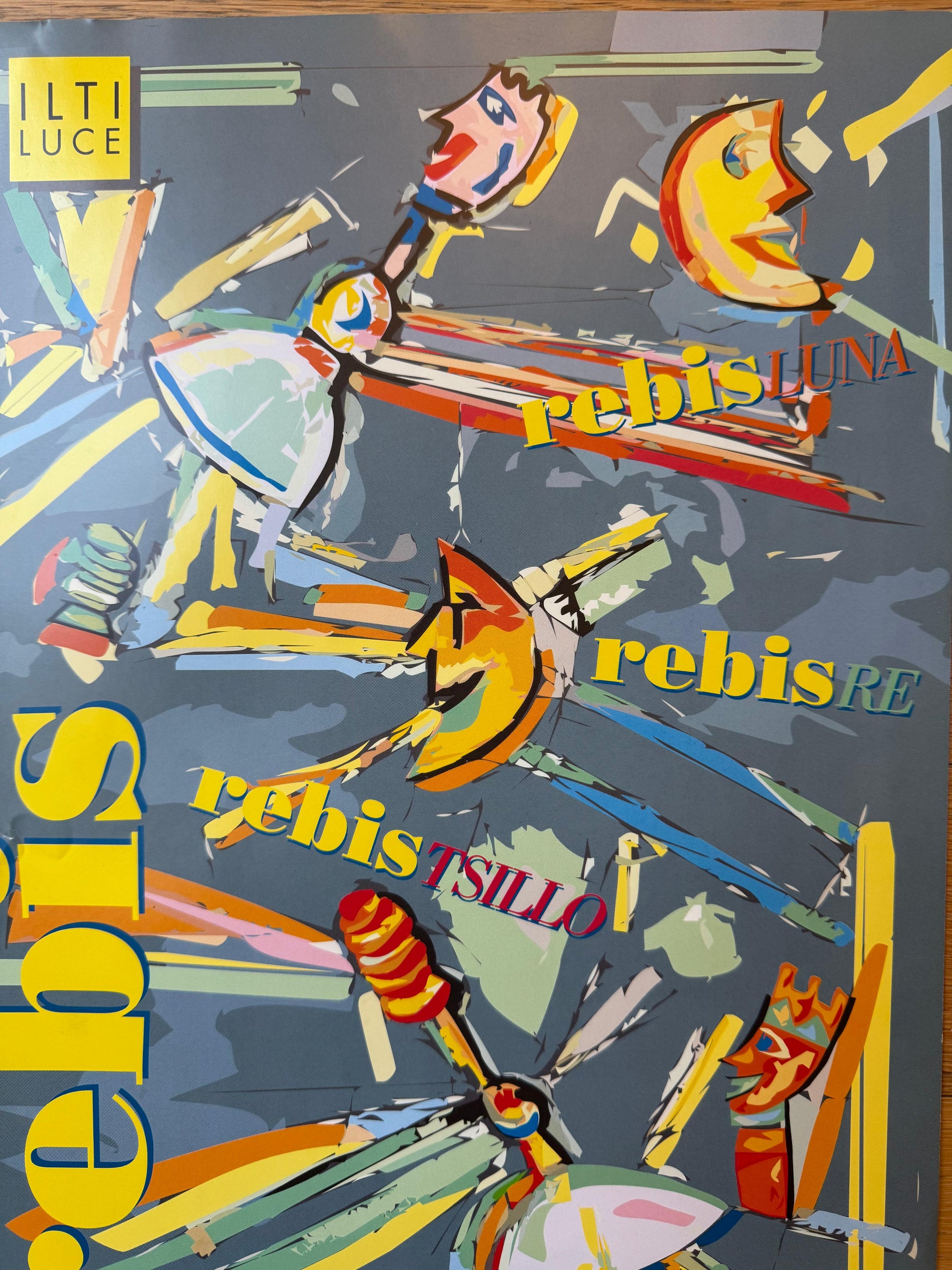 Ugo Nespolo : Rebis Ilti luce