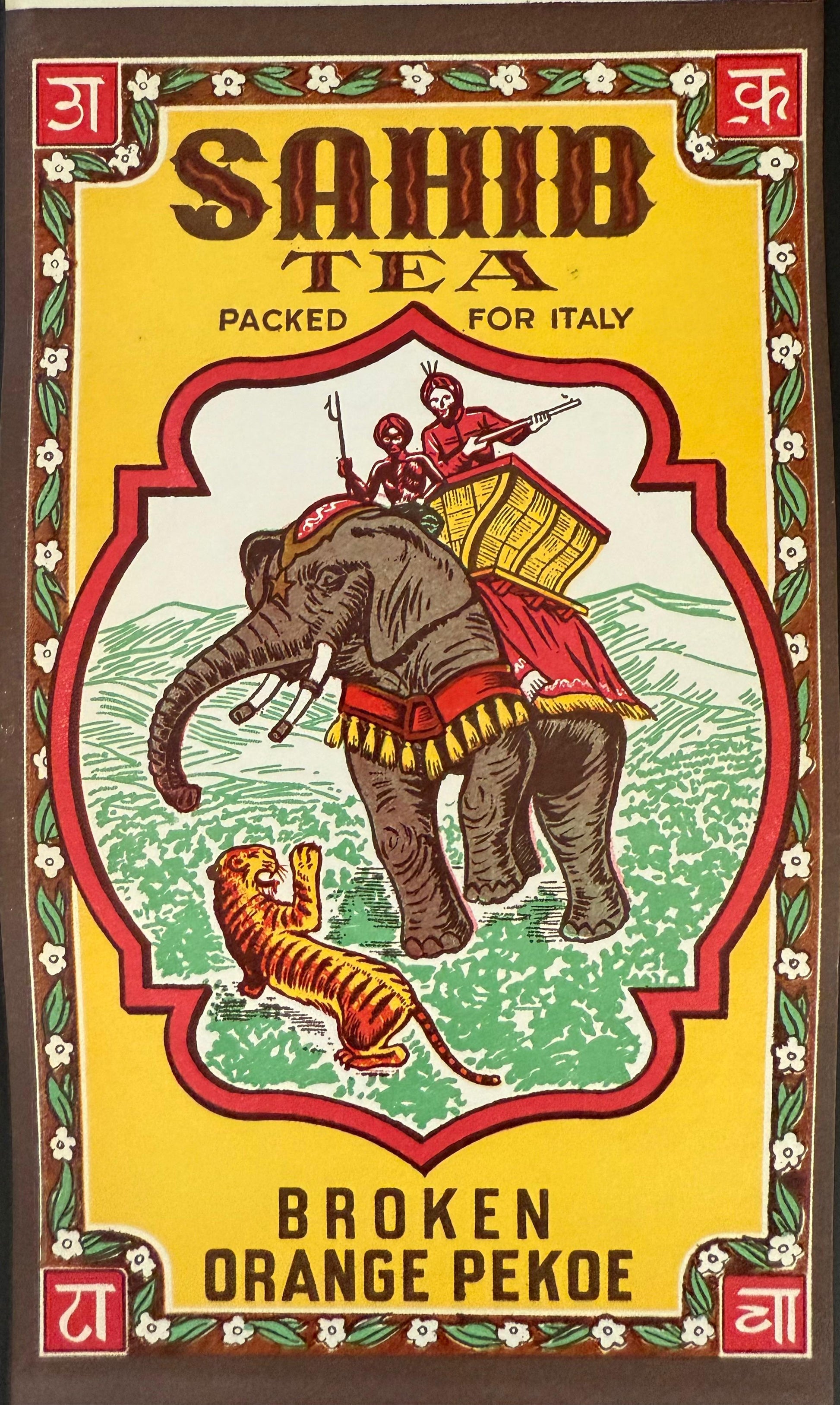 Shaib Tea : etichetta
