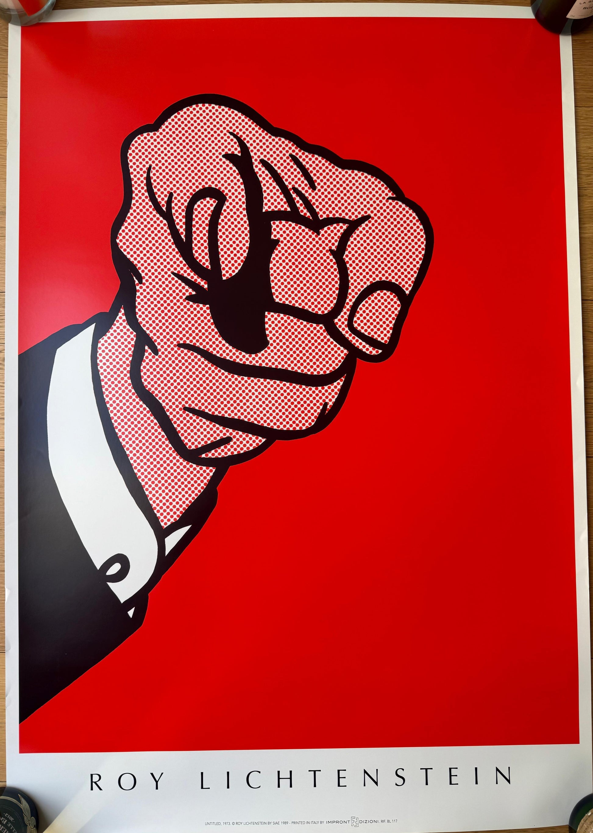 Roy Lichtenstein : Finger point 1989