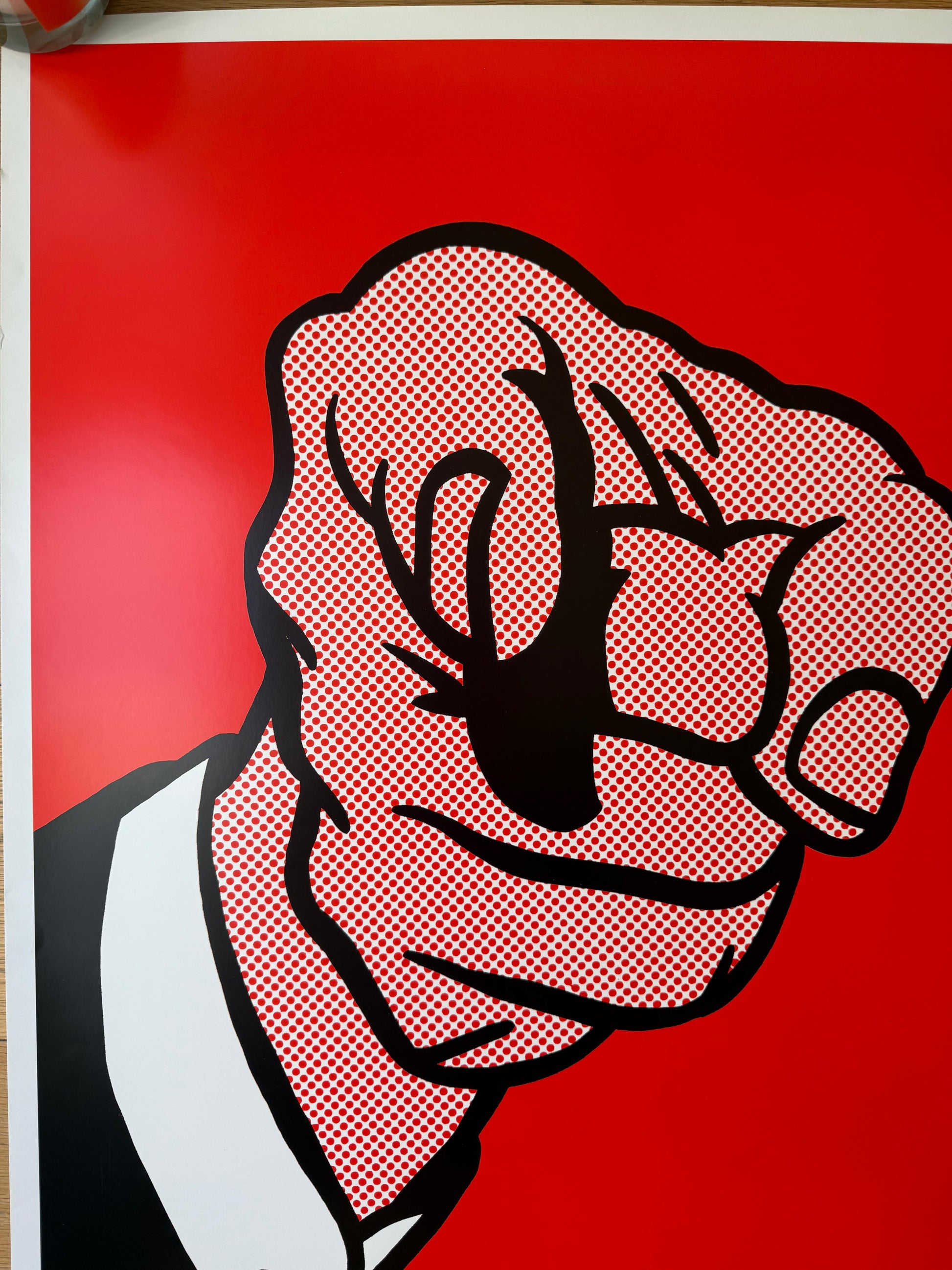 Roy Lichtenstein : Finger point 1989