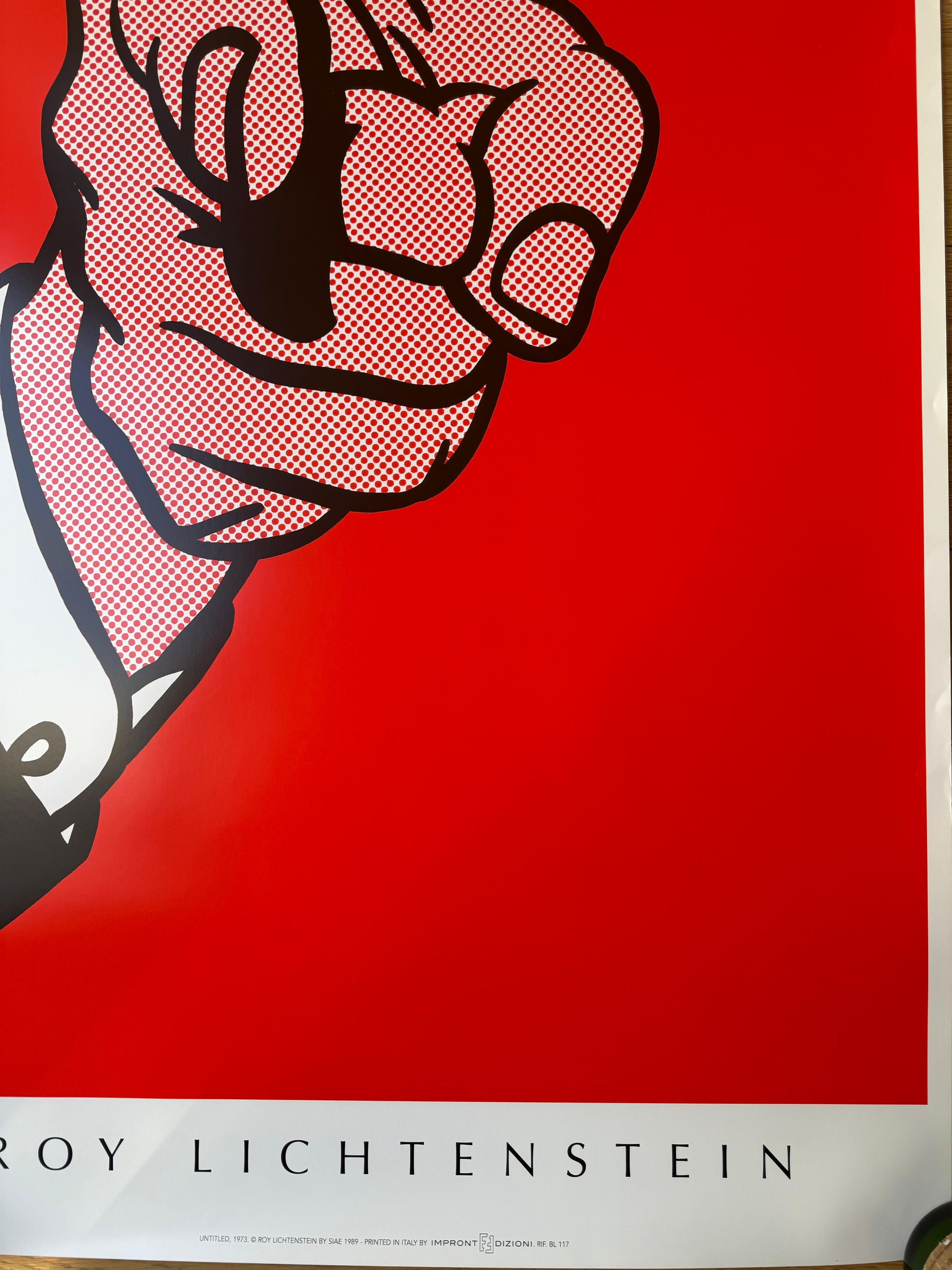 Roy Lichtenstein : Finger point 1989