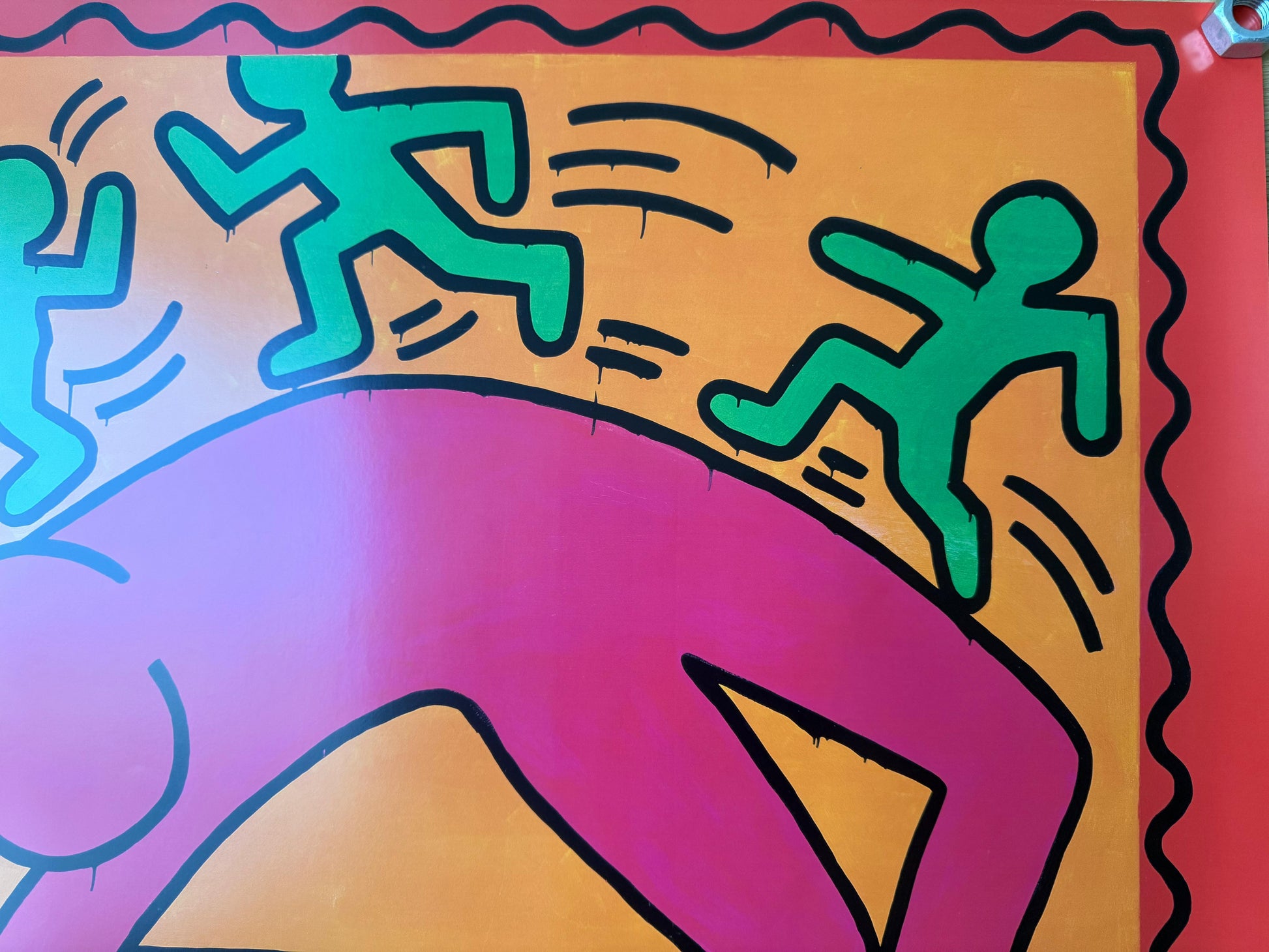 Keith Haring : senza titolo ( Yoga bridge)