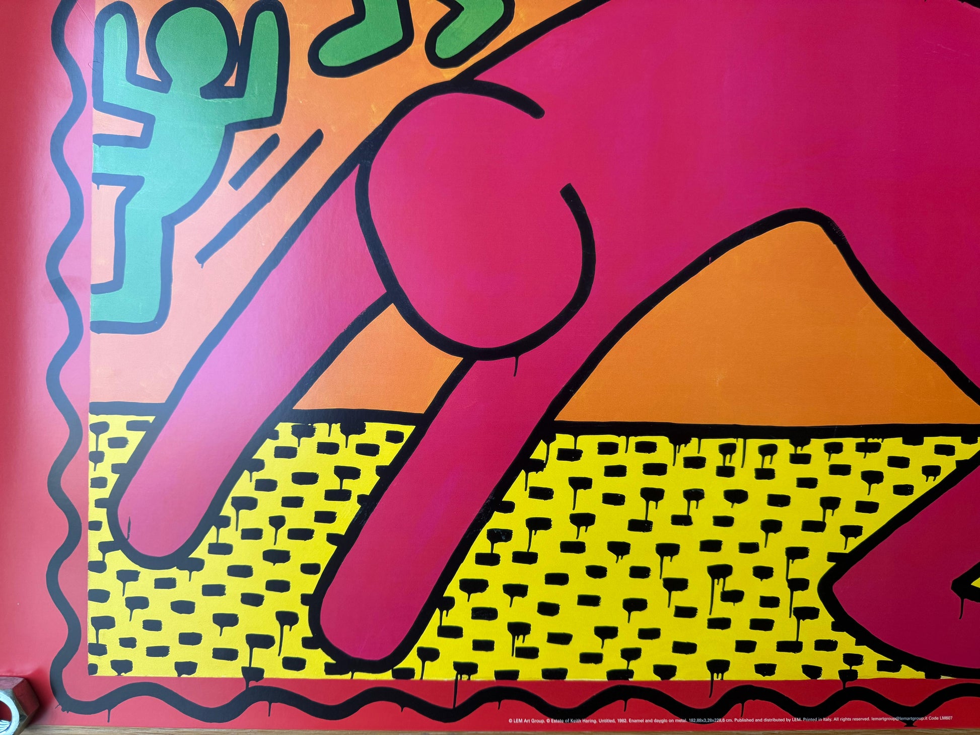 Keith Haring : senza titolo ( Yoga bridge)