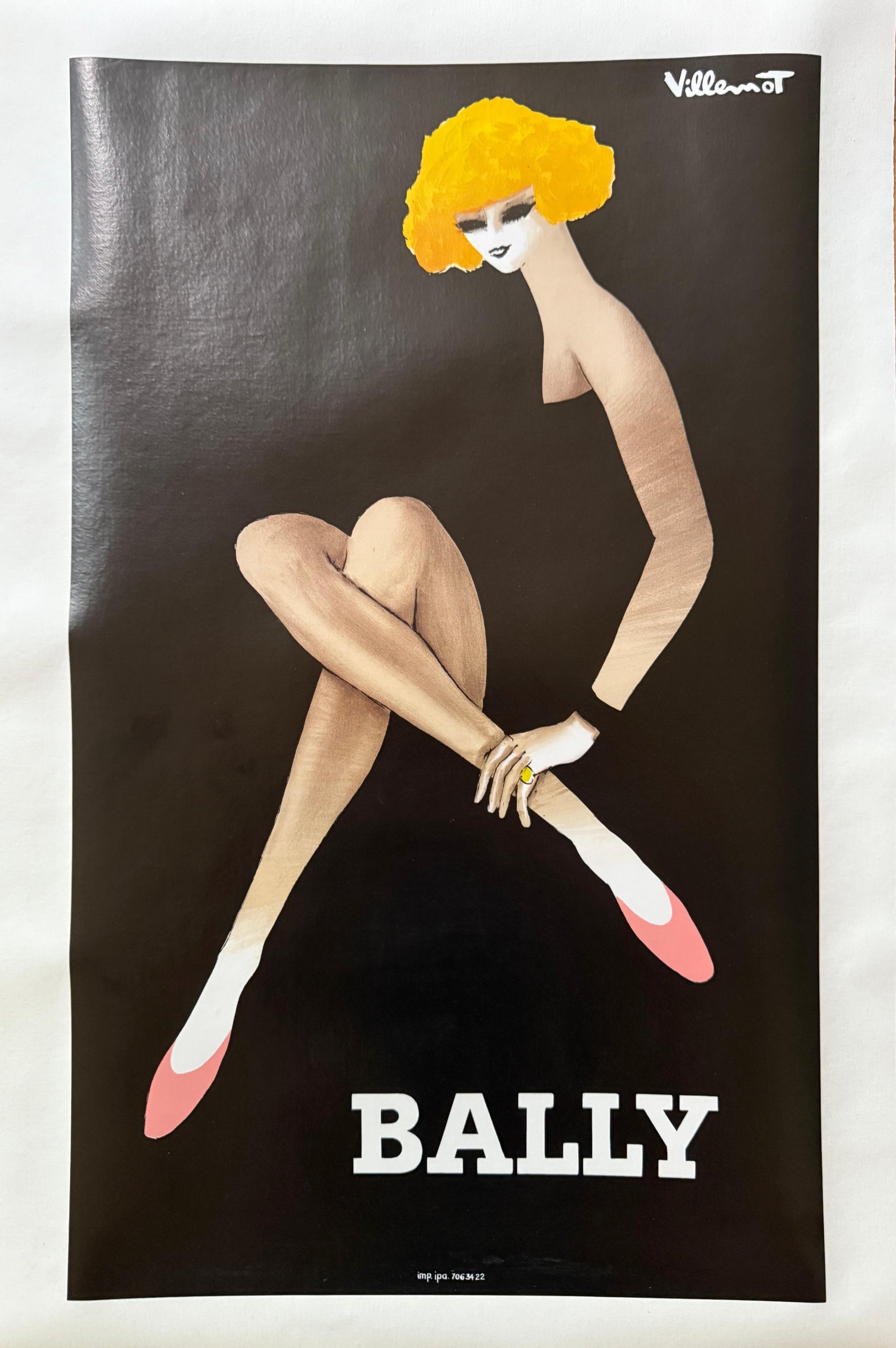 Bernard Villemot : Bally shoes (blonde)