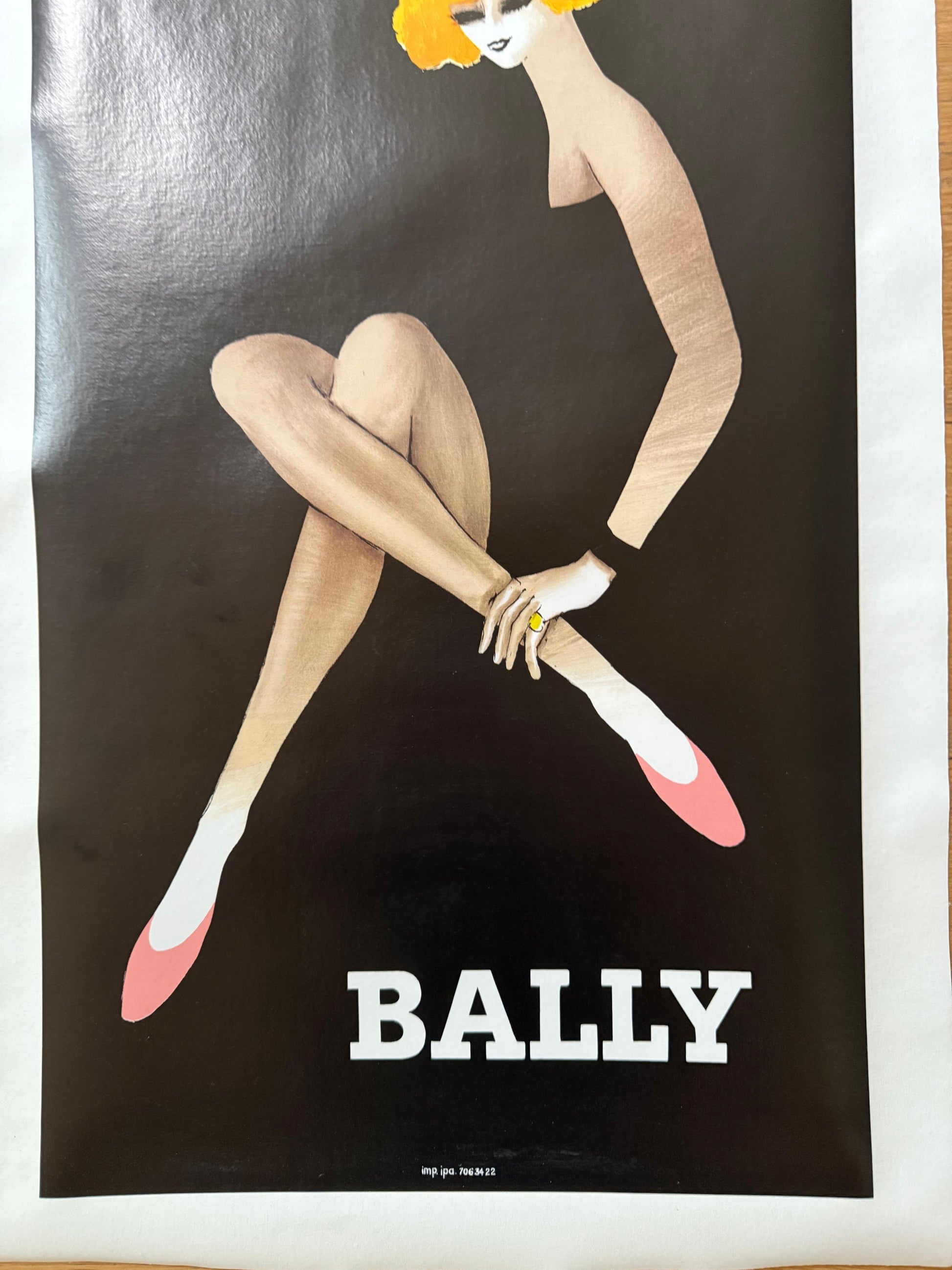Bernard Villemot : Bally shoes (blonde)