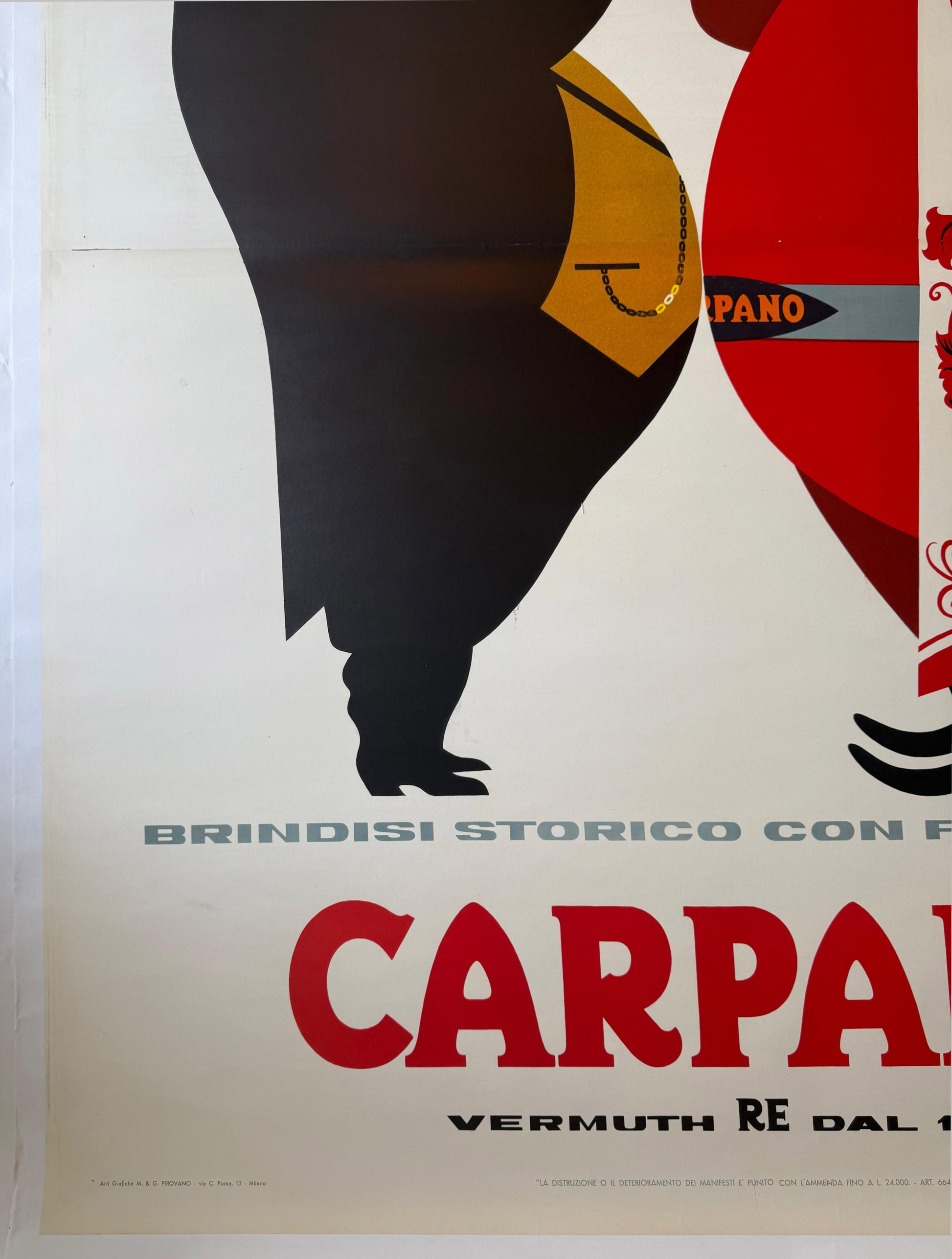 Armando Testa : Carpano Brindisi Storico Cavour