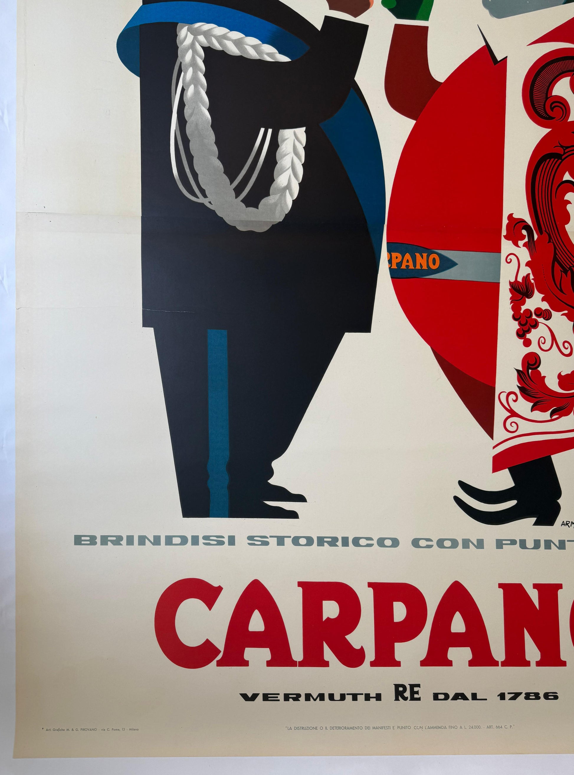 Armando Testa : Carpano Brindisi Storico re Vittorio