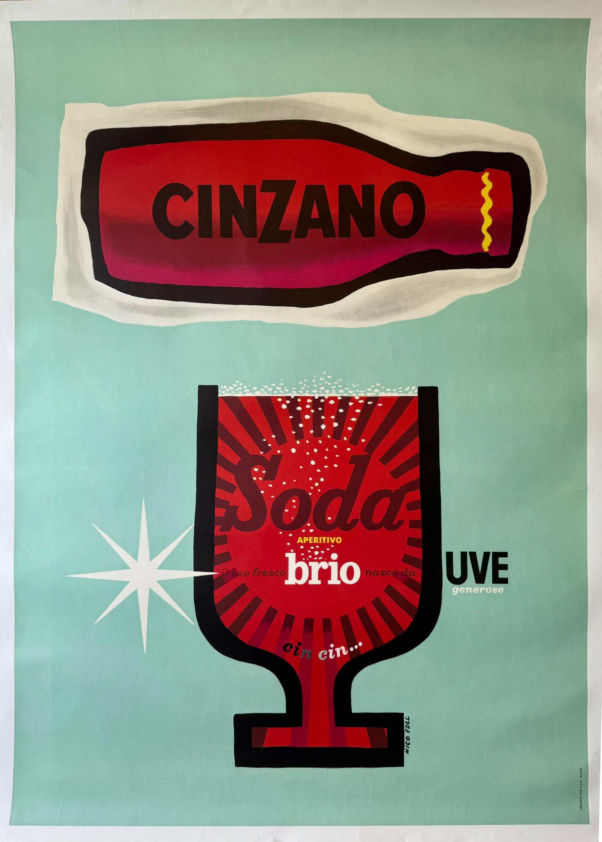 Nico Edel : Cinzano Soda Brio