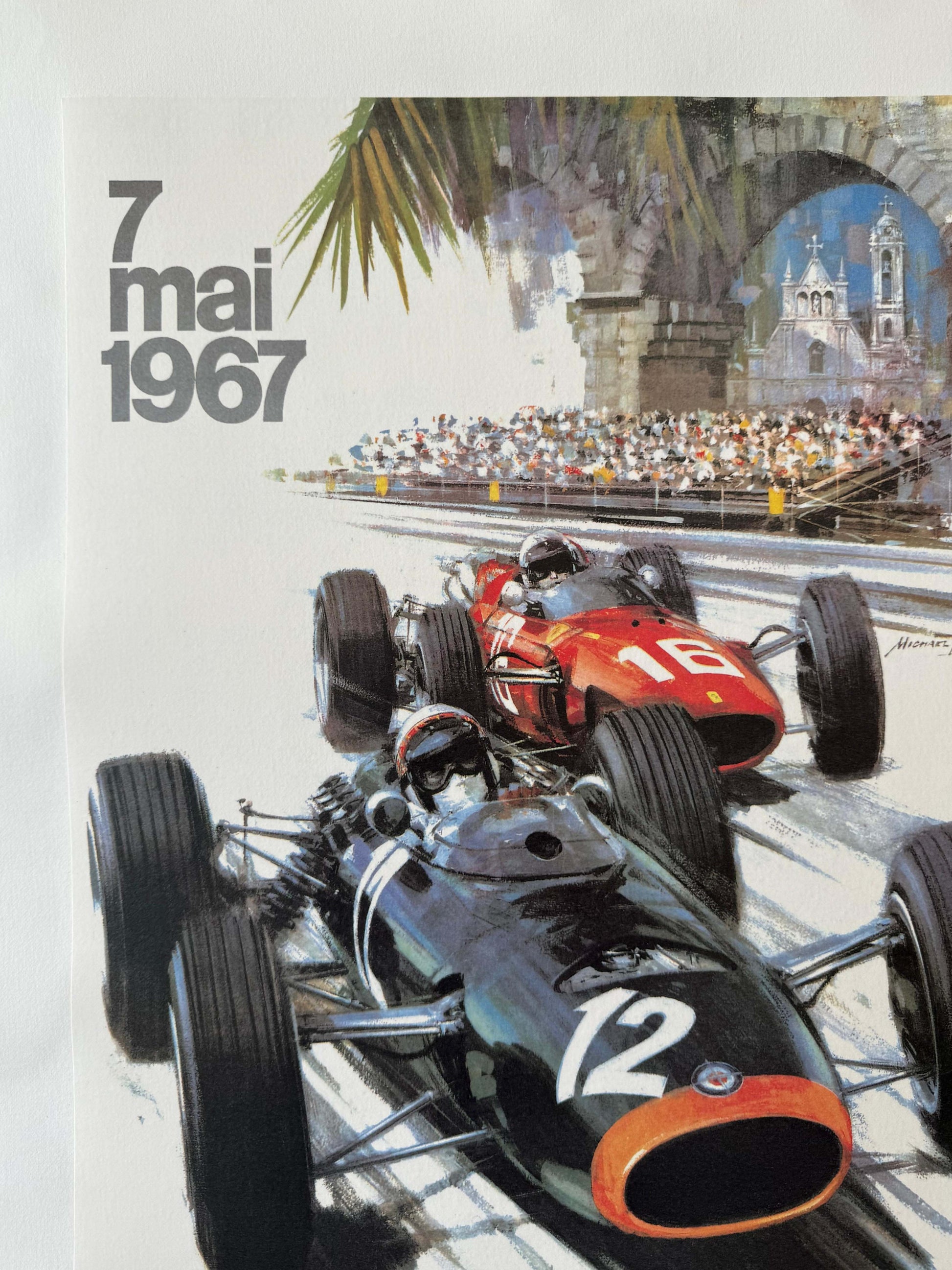 Michael Turner : Gran Premio di Monaco F1 1967 (telato)