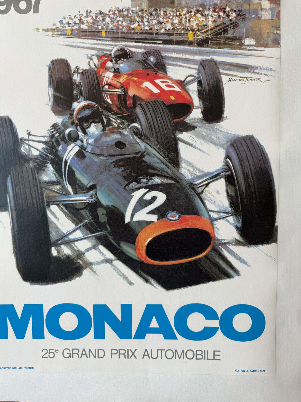 Michael Turner : Gran Premio di Monaco F1 1967 (telato)