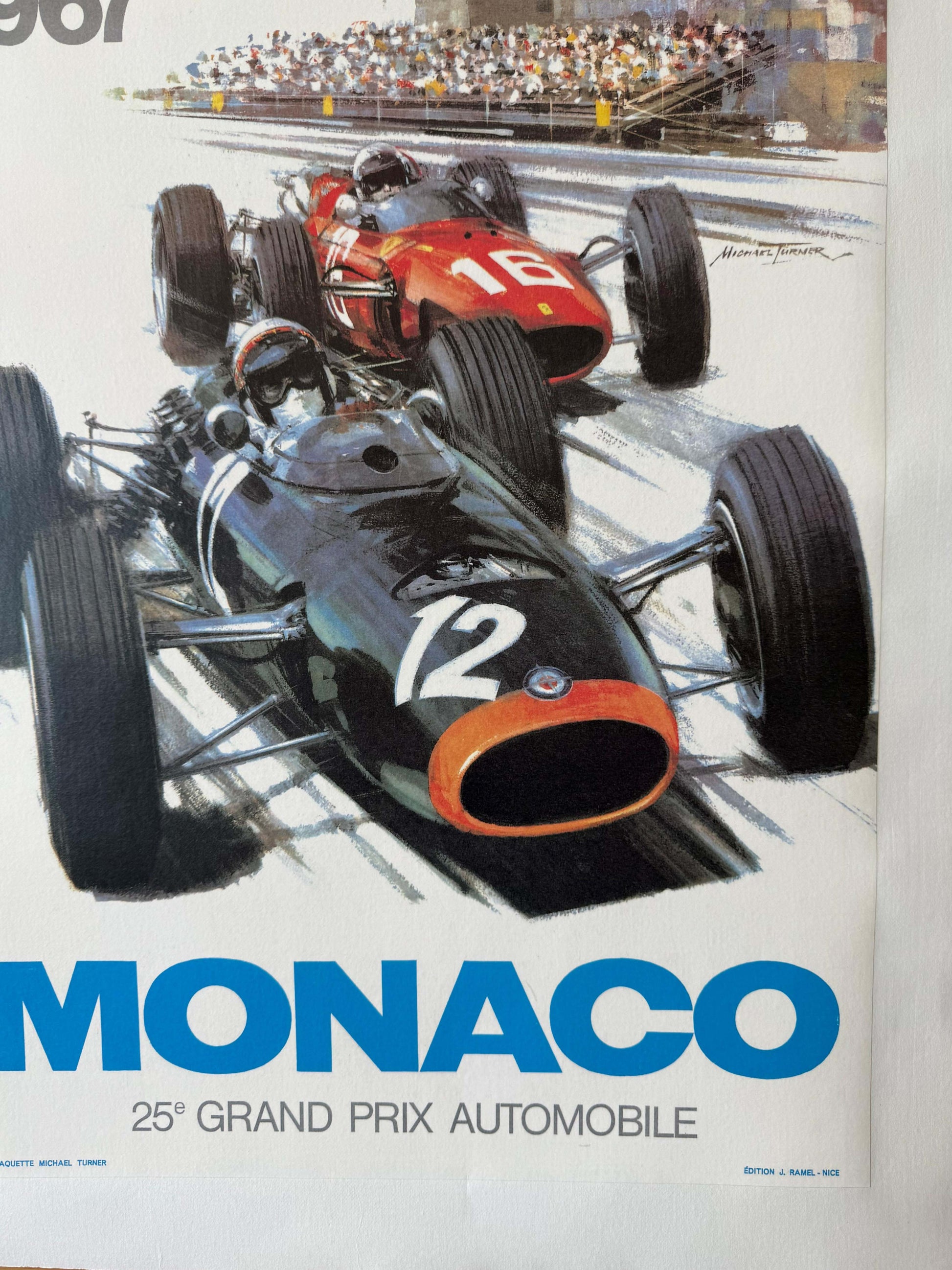 Michael Turner : Gran Premio di Monaco F1 1967 (telato)