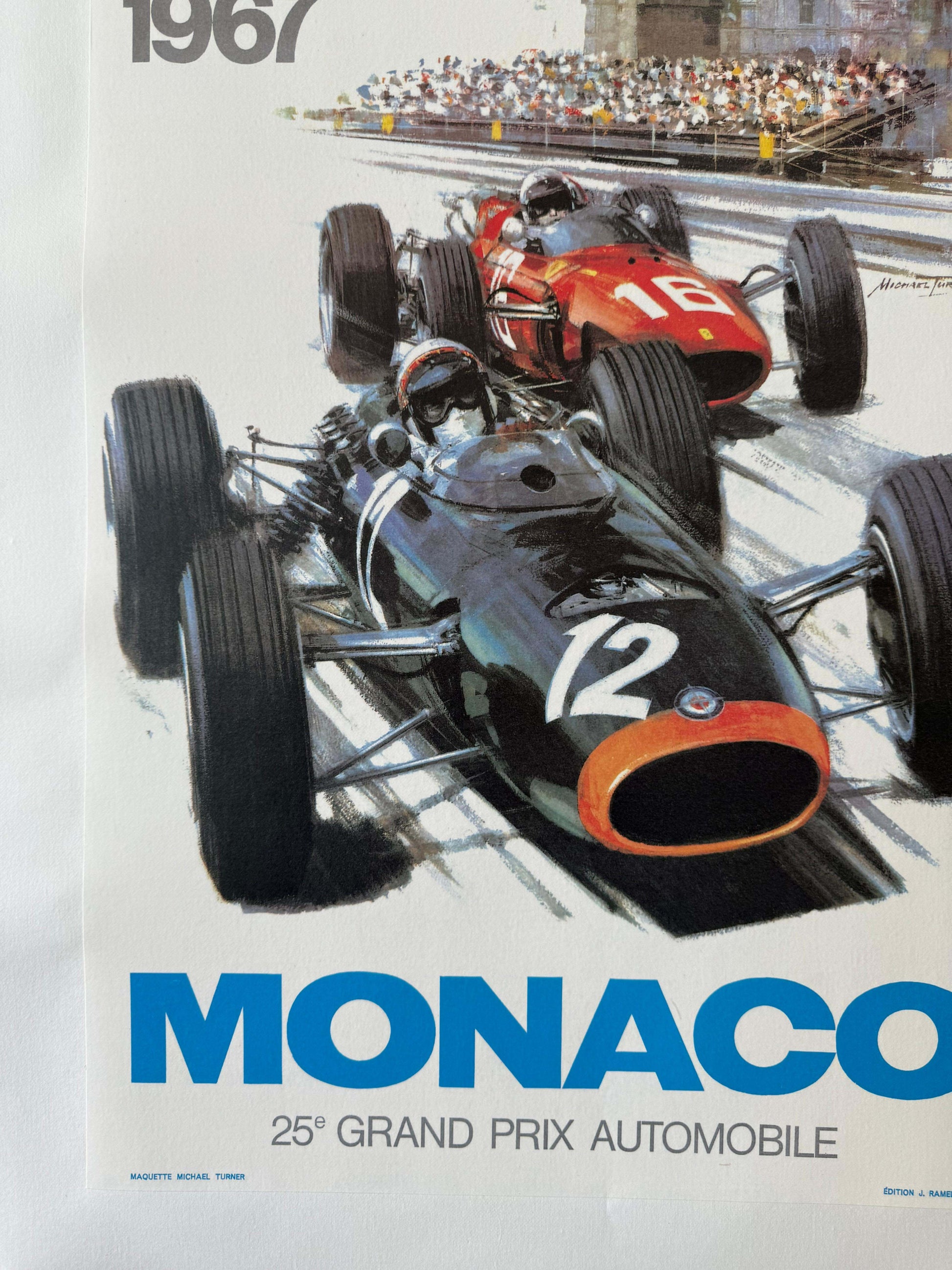 Michael Turner : Gran Premio di Monaco F1 1967 (telato)
