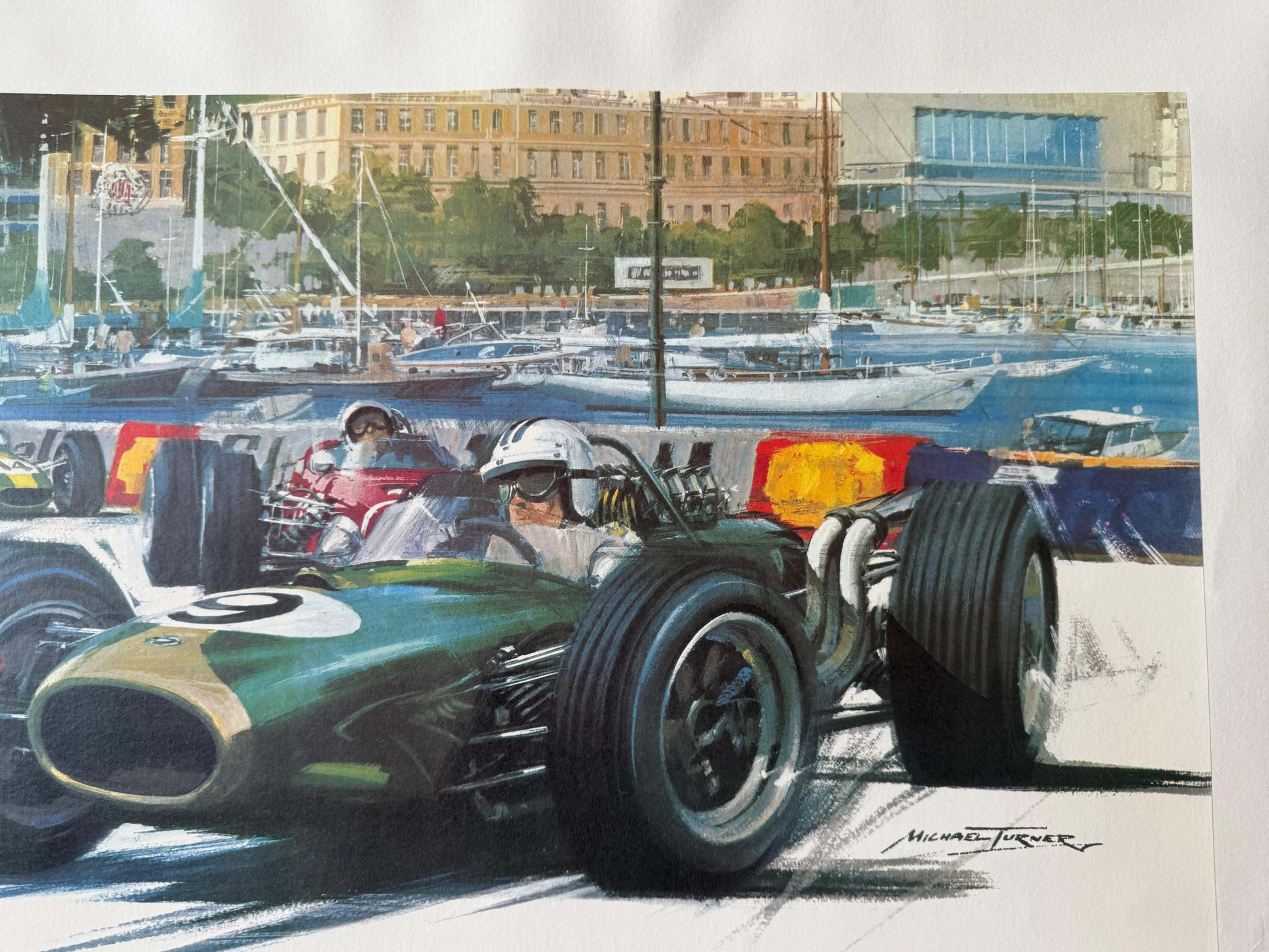 Michael Turner : Gran Premio di Monaco F1 1968 (telato)