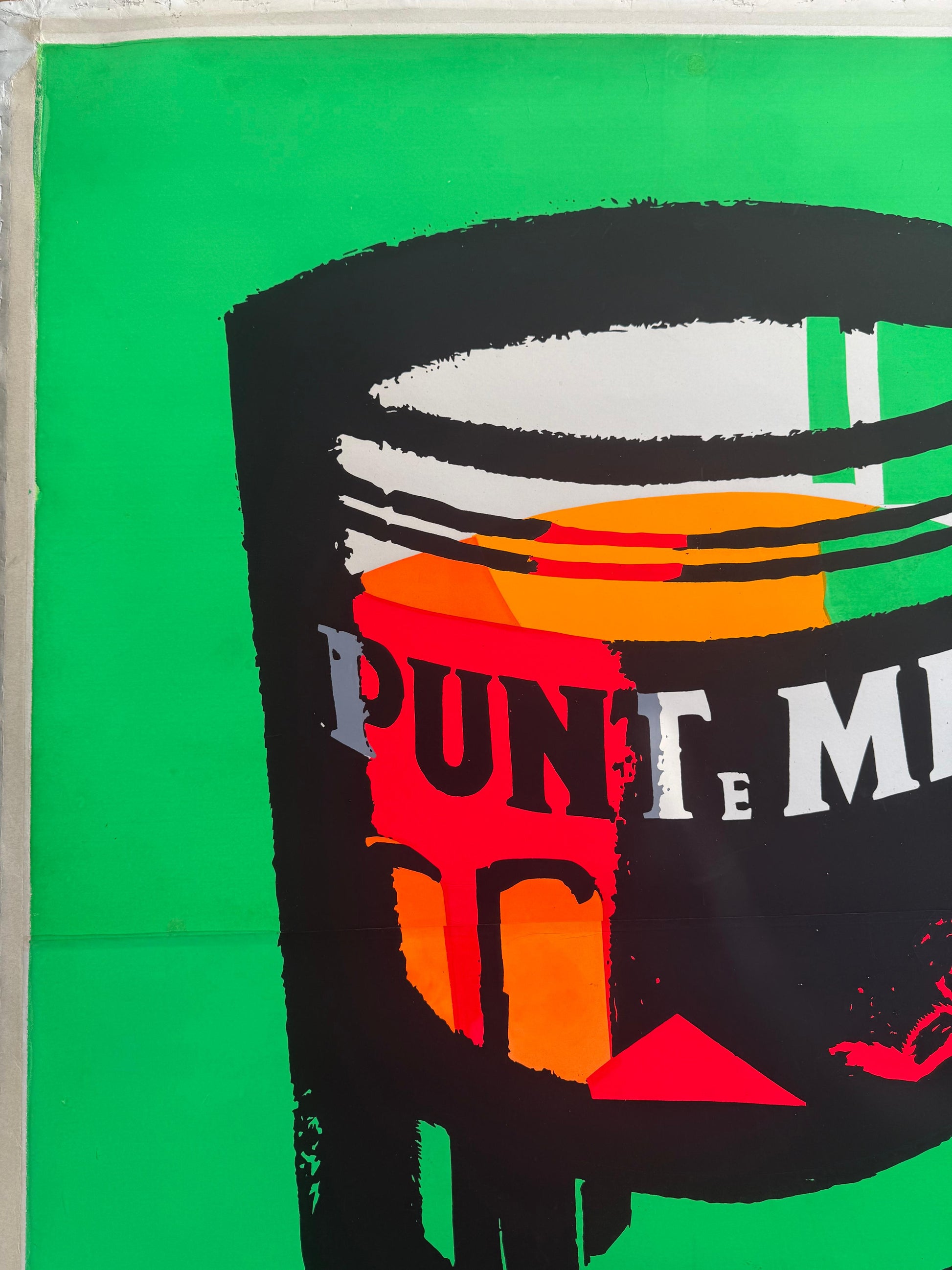 Armando Testa: Carpano fluo Punt e Mes (gotto)