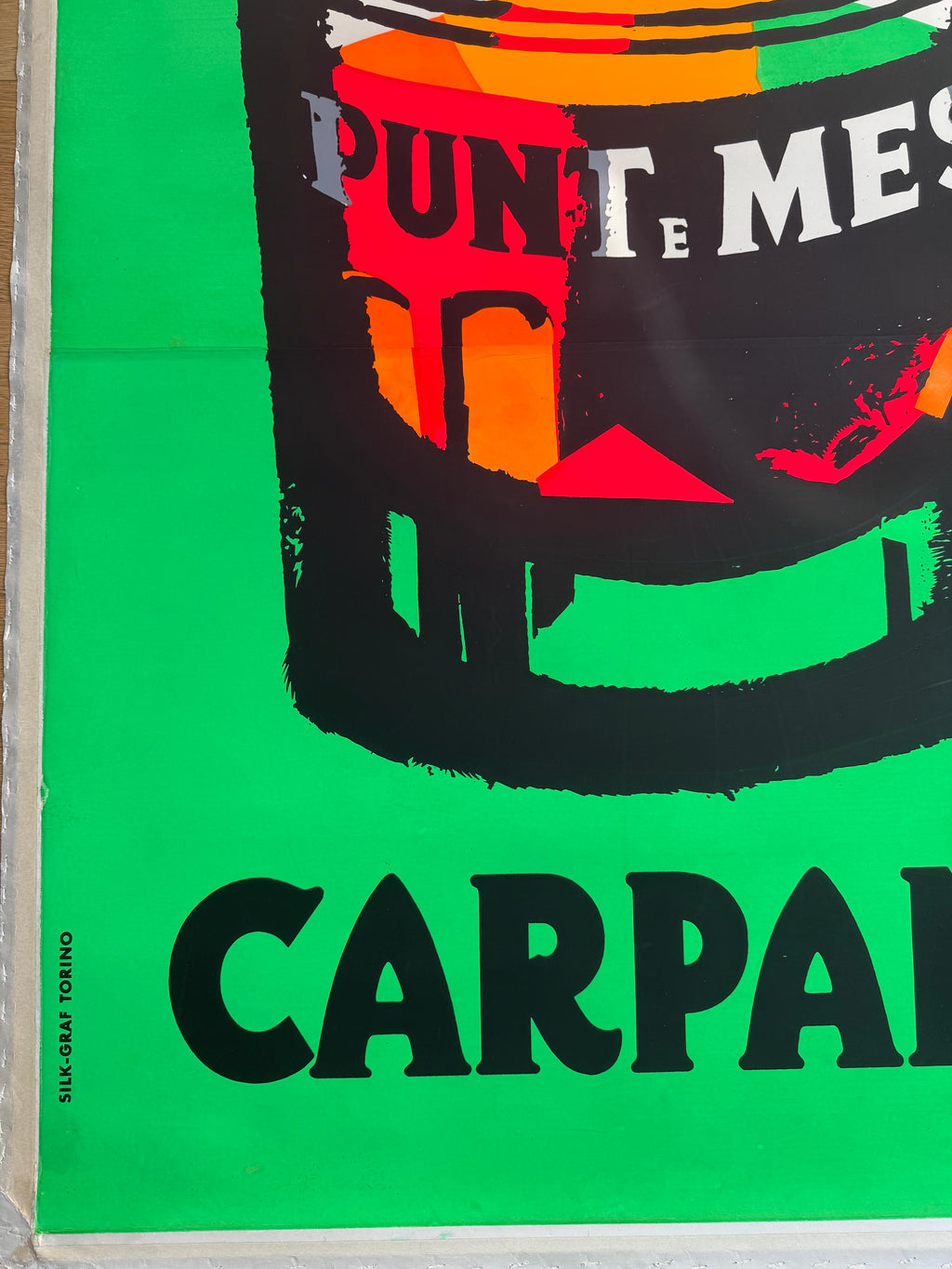 Armando Testa: Carpano fluo Punt e Mes (gotto)