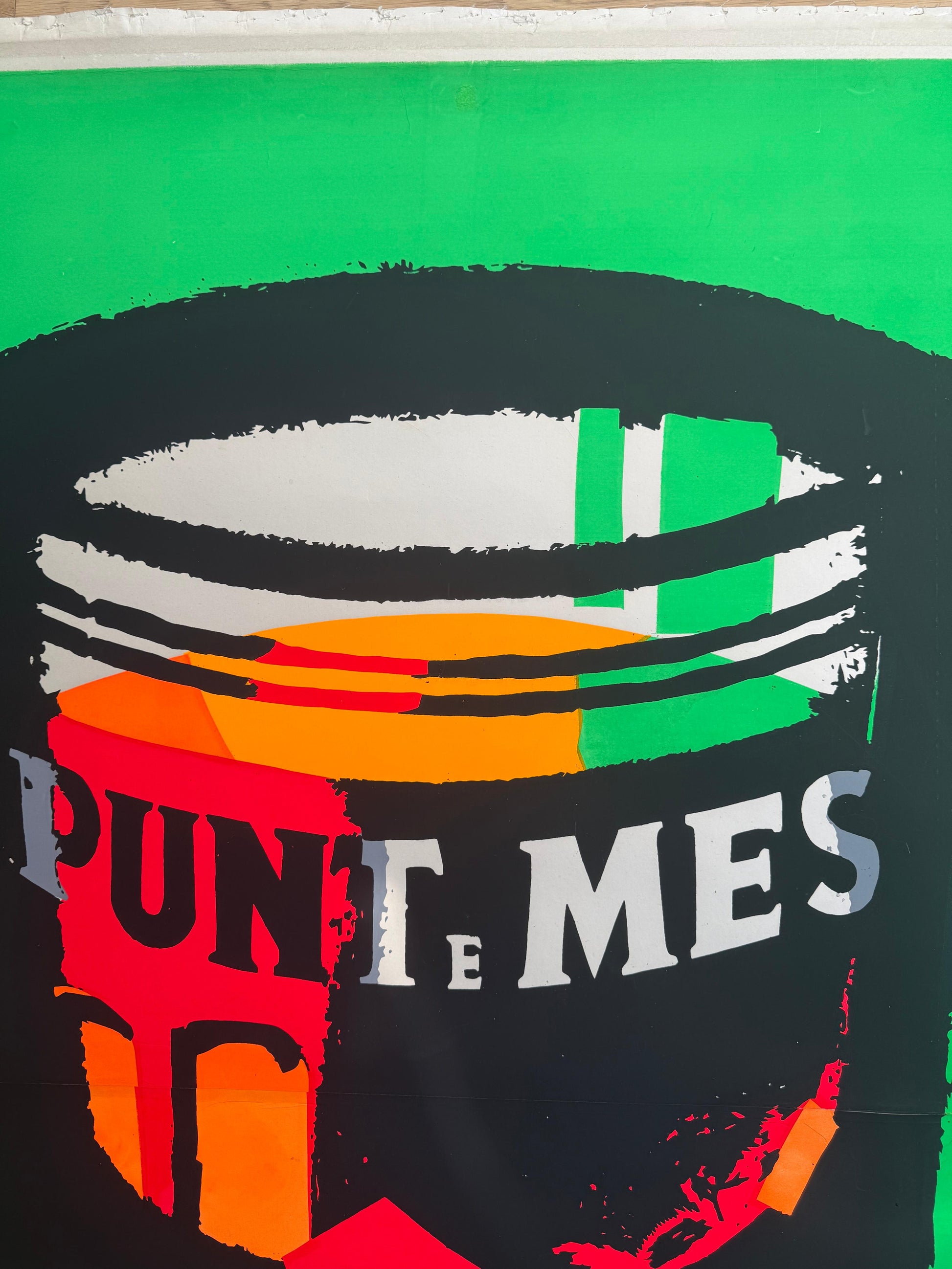 Armando Testa: Carpano fluo Punt e Mes (gotto)