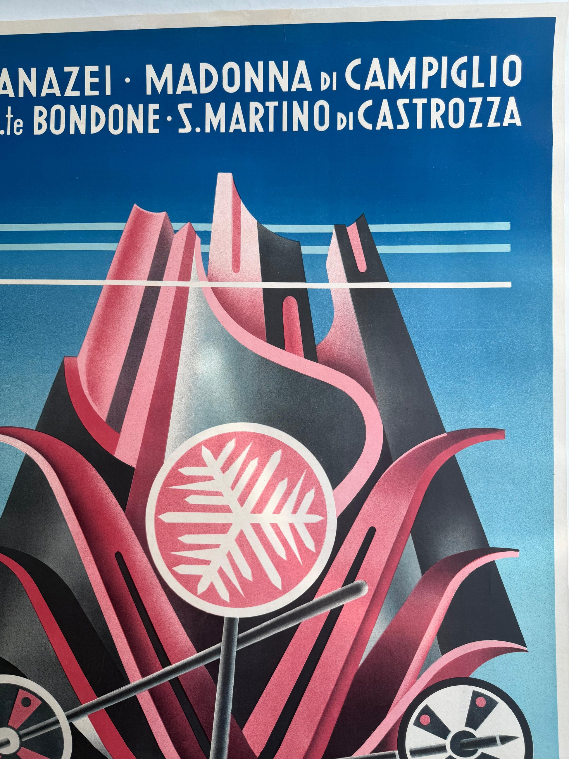 Fortunato Depero : Ski Dolomiti Madonna di Campiglio