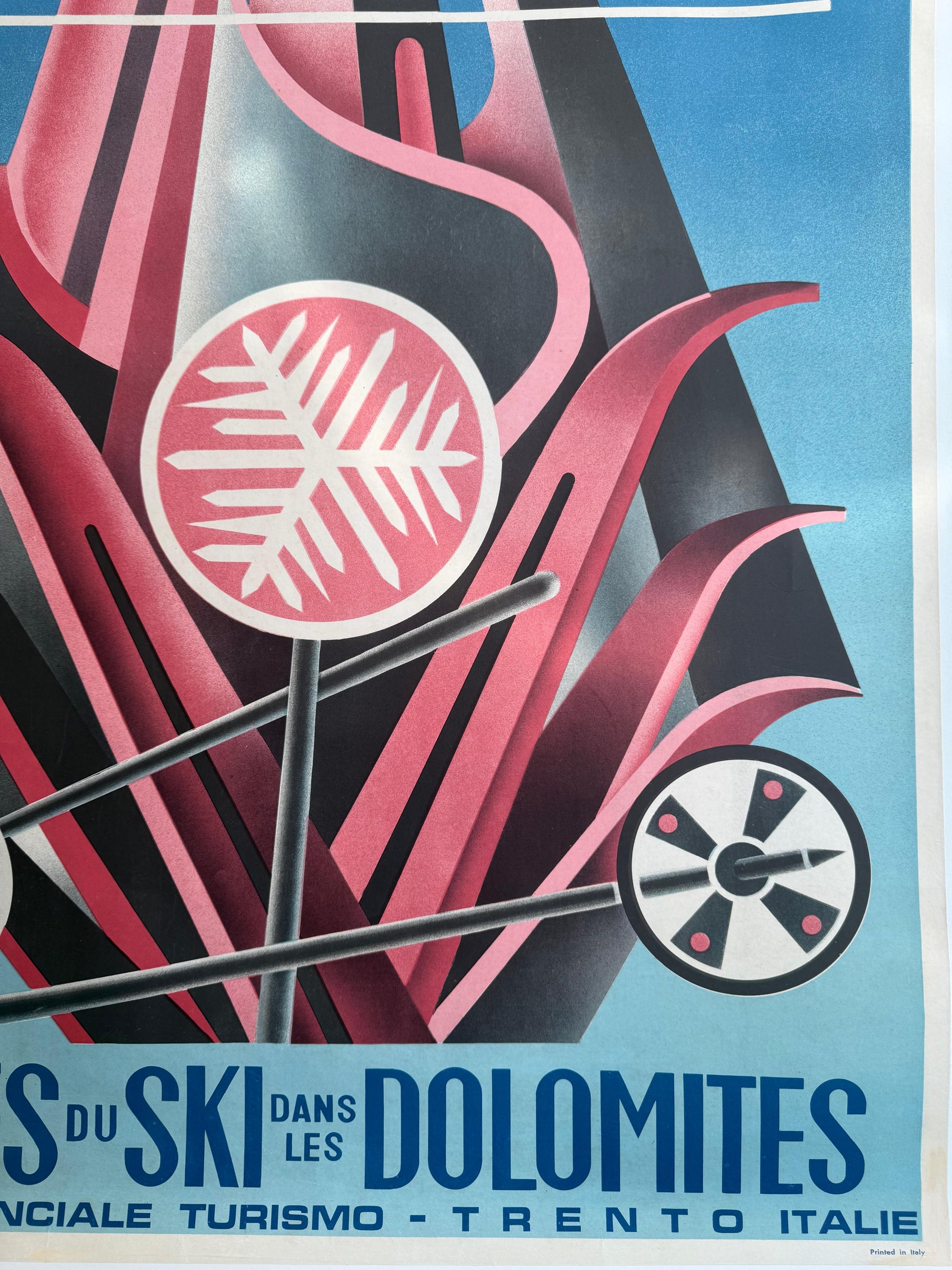 Fortunato Depero : Ski Dolomiti Madonna di Campiglio