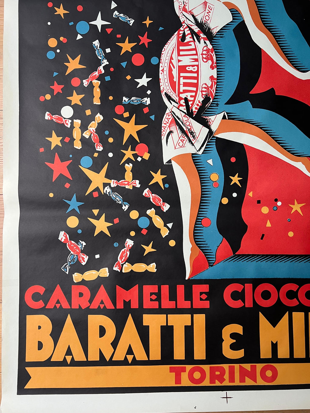 PLUTO BARATTI & MILANO POSTER VINTAGE 100x140