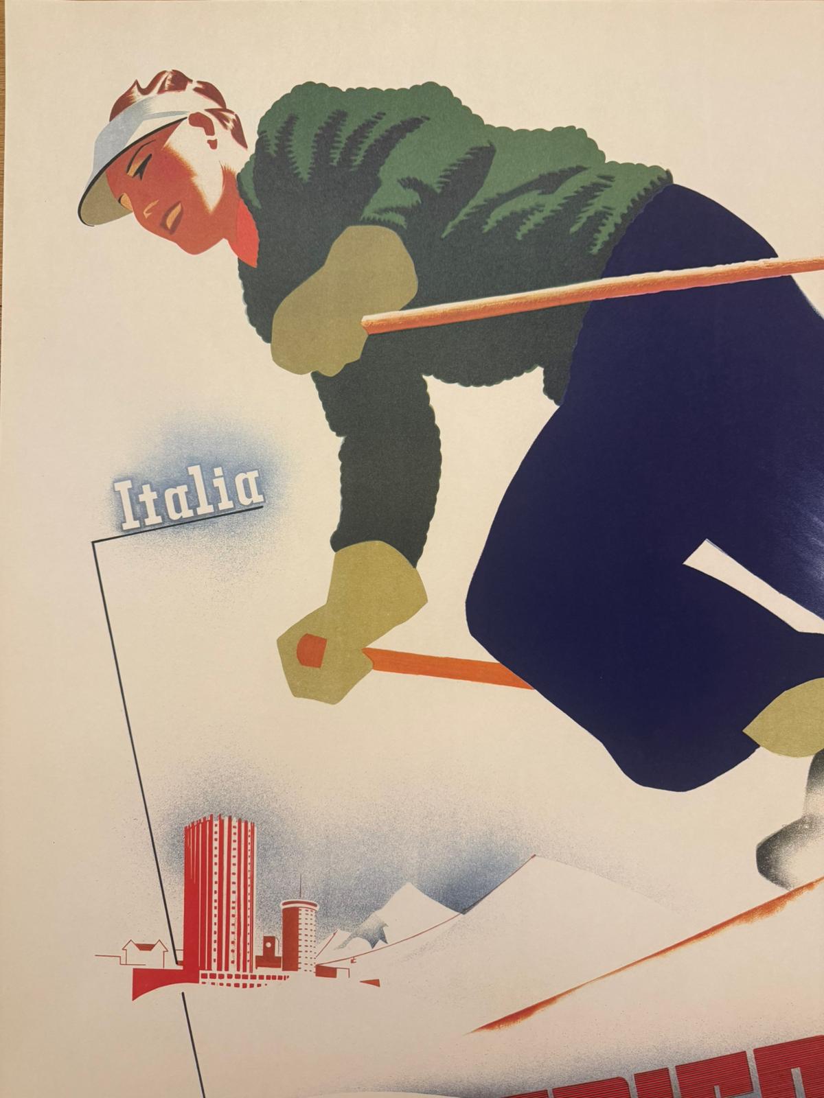 PUPPO MARIO SESTRIERES POSTER VINTAGE 70x100 OFFER