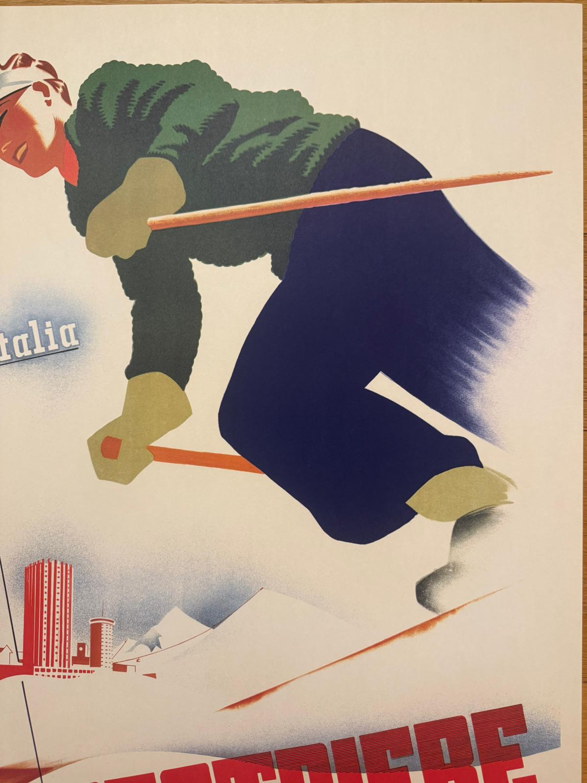 PUPPO MARIO SESTRIERES POSTER VINTAGE 70x100 OFFER