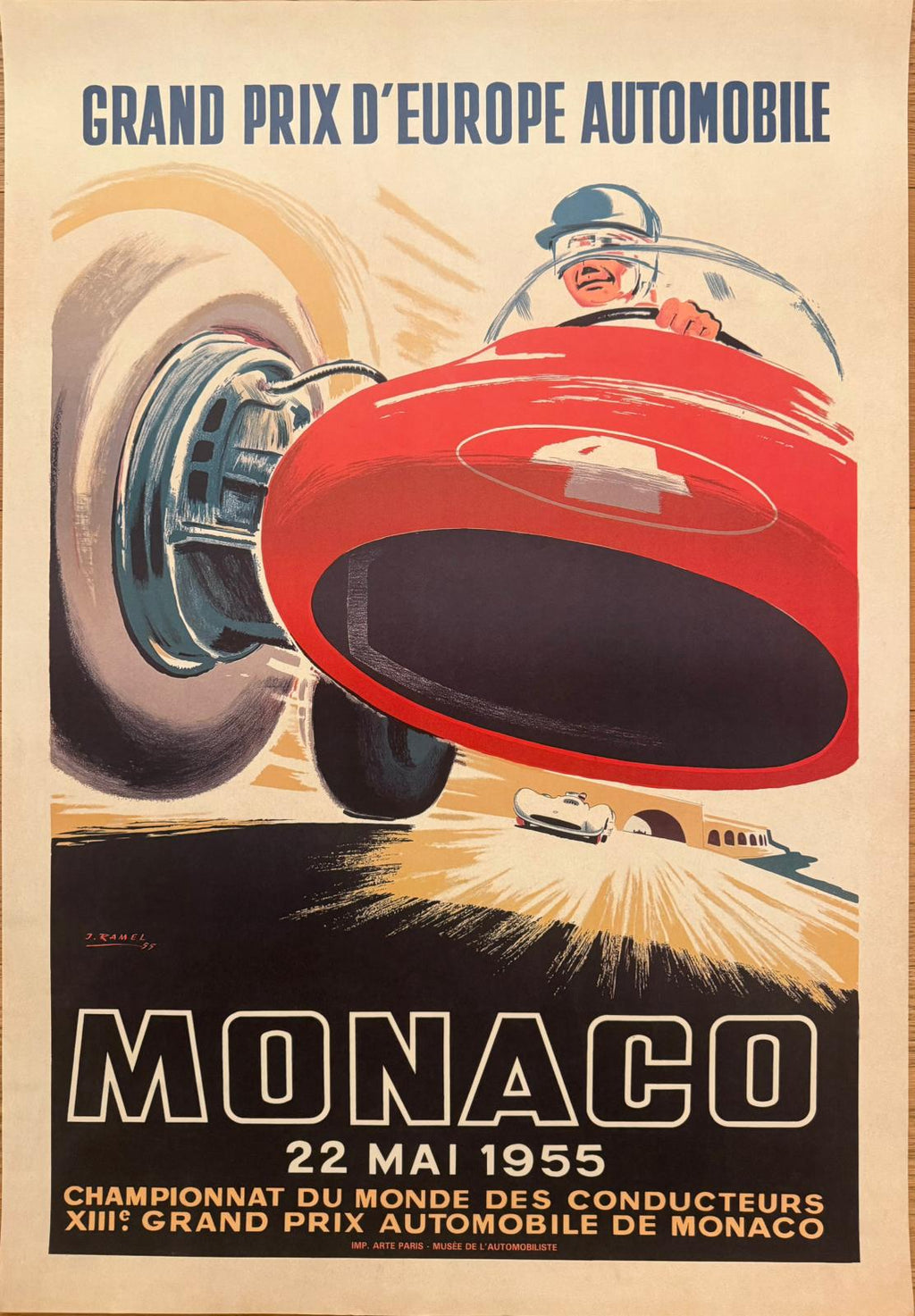 RAMEL JEAN MONACO 55 POSTER VINTAGE 70x100 OFFER