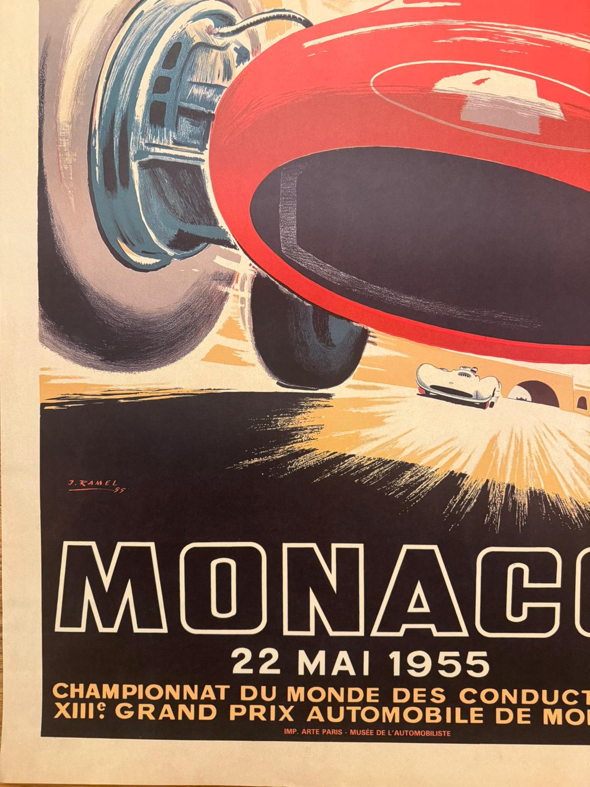 RAMEL JEAN MONACO 55 POSTER VINTAGE 70x100 OFFER