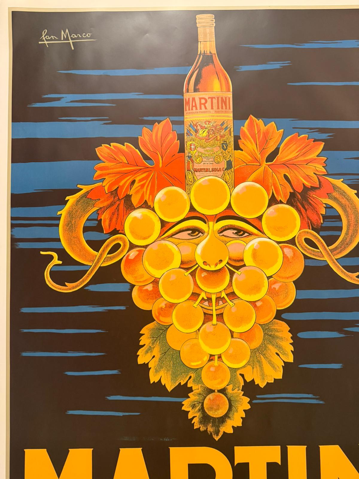 SAN MARCO MARTINI VERMOUTH POSTER VINTAGE 70x100