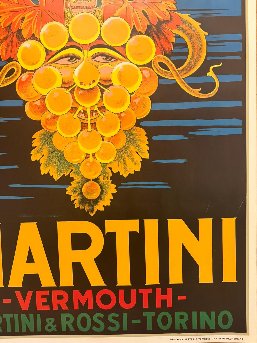SAN MARCO MARTINI VERMOUTH POSTER VINTAGE 70x100