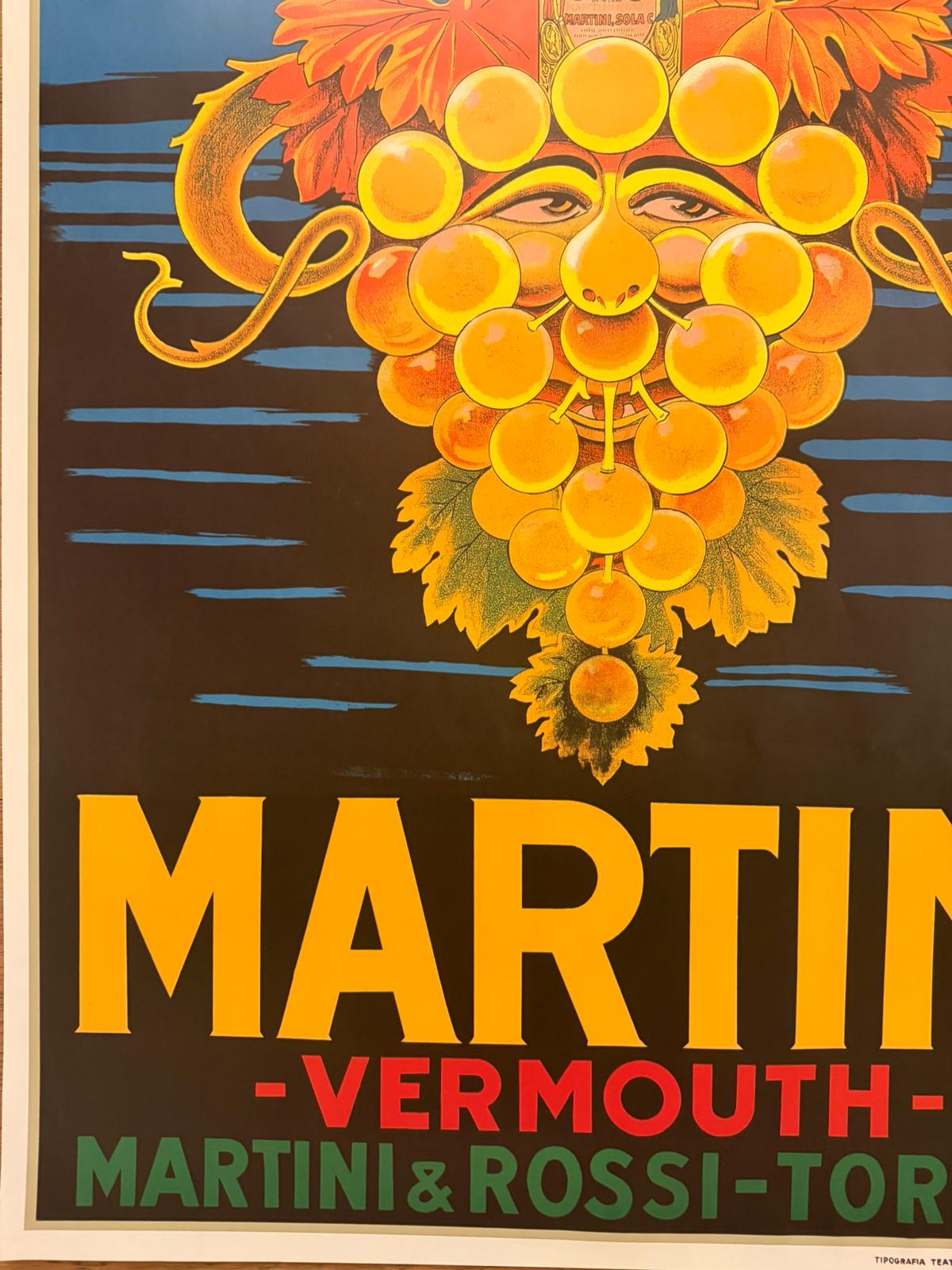 SAN MARCO MARTINI VERMOUTH POSTER VINTAGE 70x100