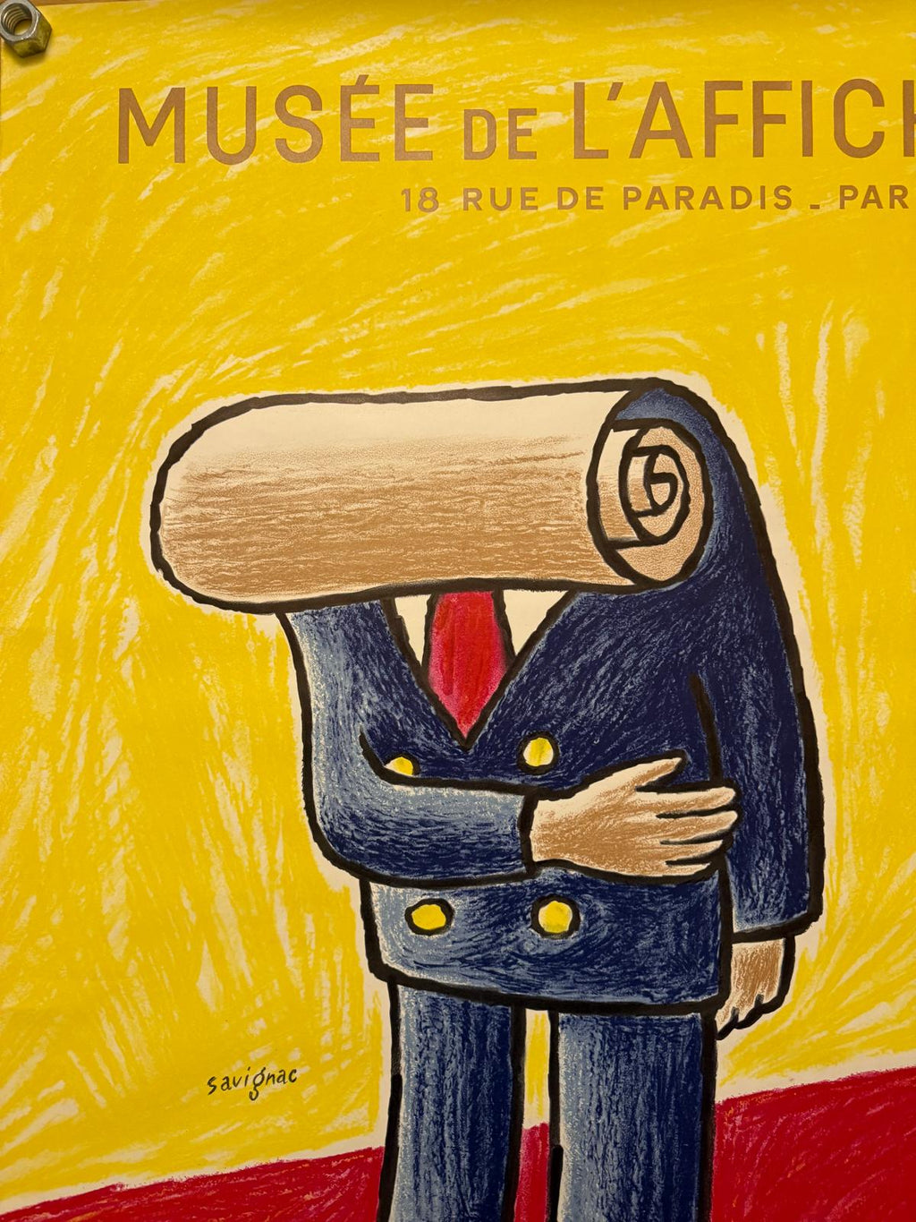 SAVIGNAC RAYMOND SAVIGNAC (MUSEO DEI MANIFESTI) POSTER VINTAGE 70x100