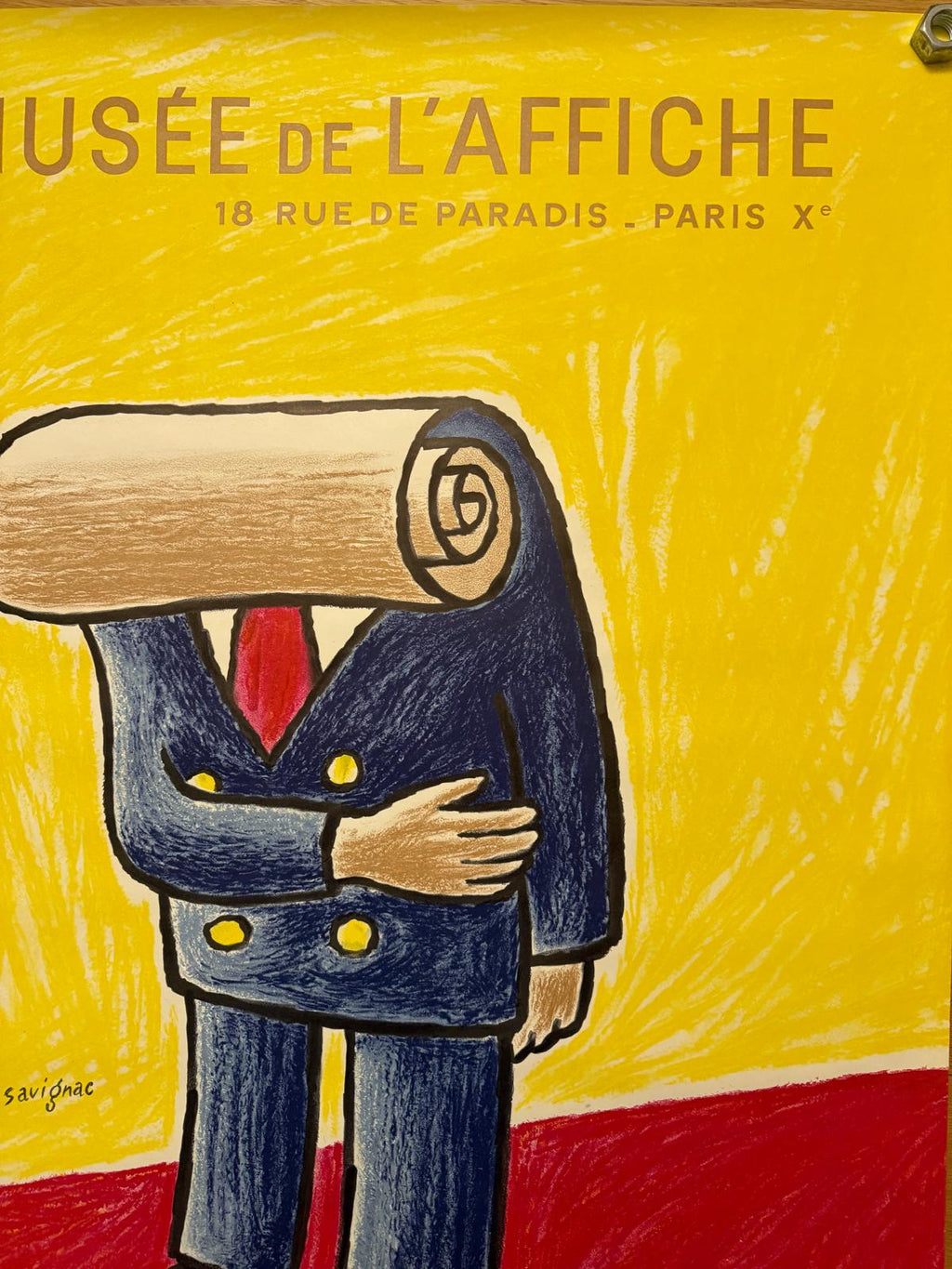 SAVIGNAC RAYMOND SAVIGNAC (MUSEO DEI MANIFESTI) POSTER VINTAGE 70x100