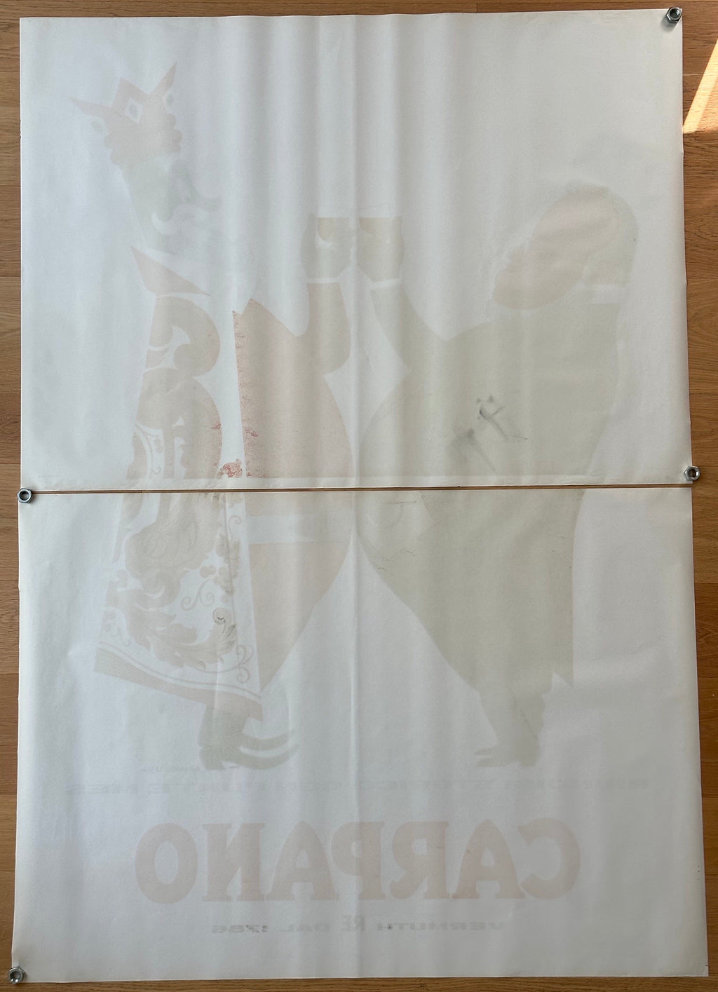 TESTA ARMANDO BRINDISI CAVOUR POSTER VINTAGE 140x200