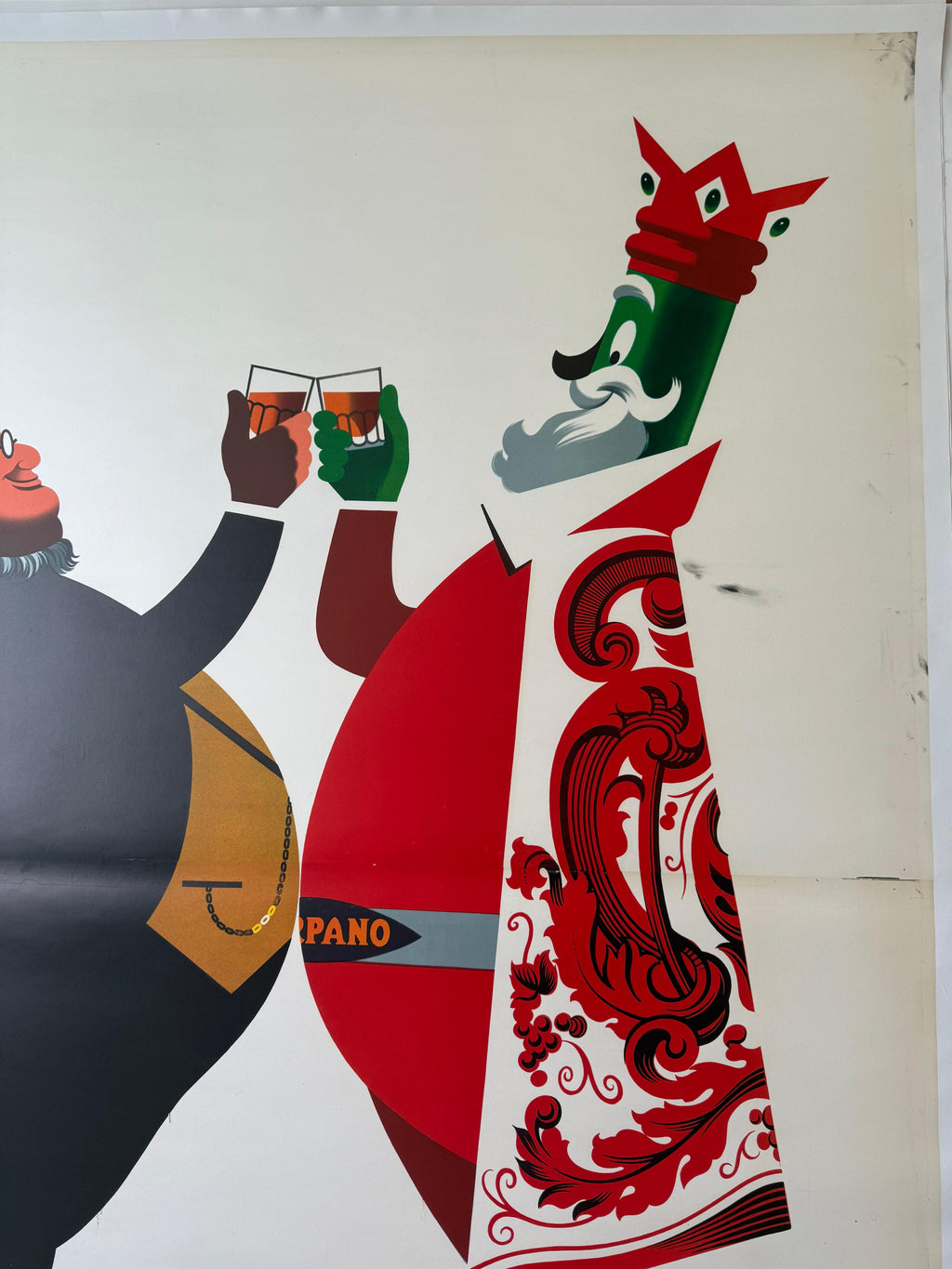 TESTA ARMANDO BRINDISI CAVOUR POSTER VINTAGE 140x200