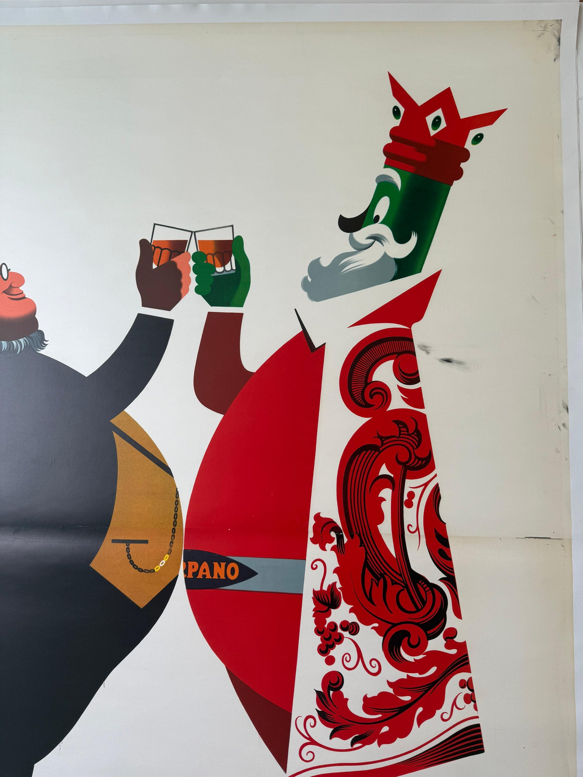 TESTA ARMANDO BRINDISI CAVOUR POSTER VINTAGE 140x200