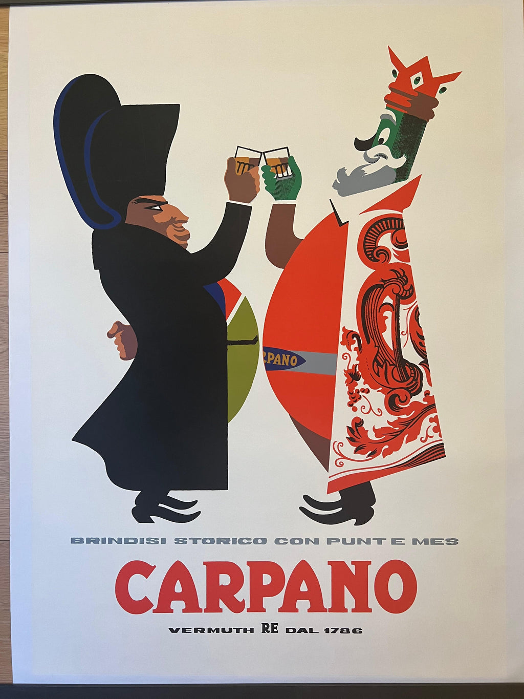 TESTA ARMANDO BRINDISI NAPOLEONE POSTER VINTAGE 70x100