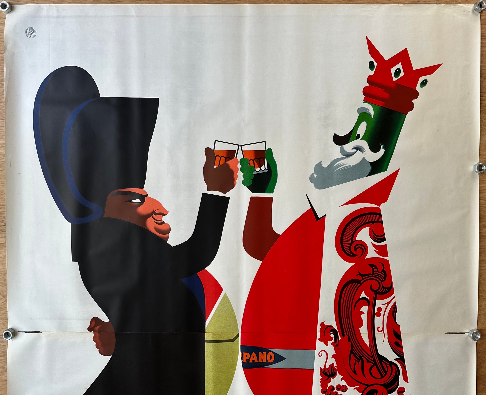 TESTA ARMANDO BRINDISI NAPOLEONE POSTER VINTAGE 140x200