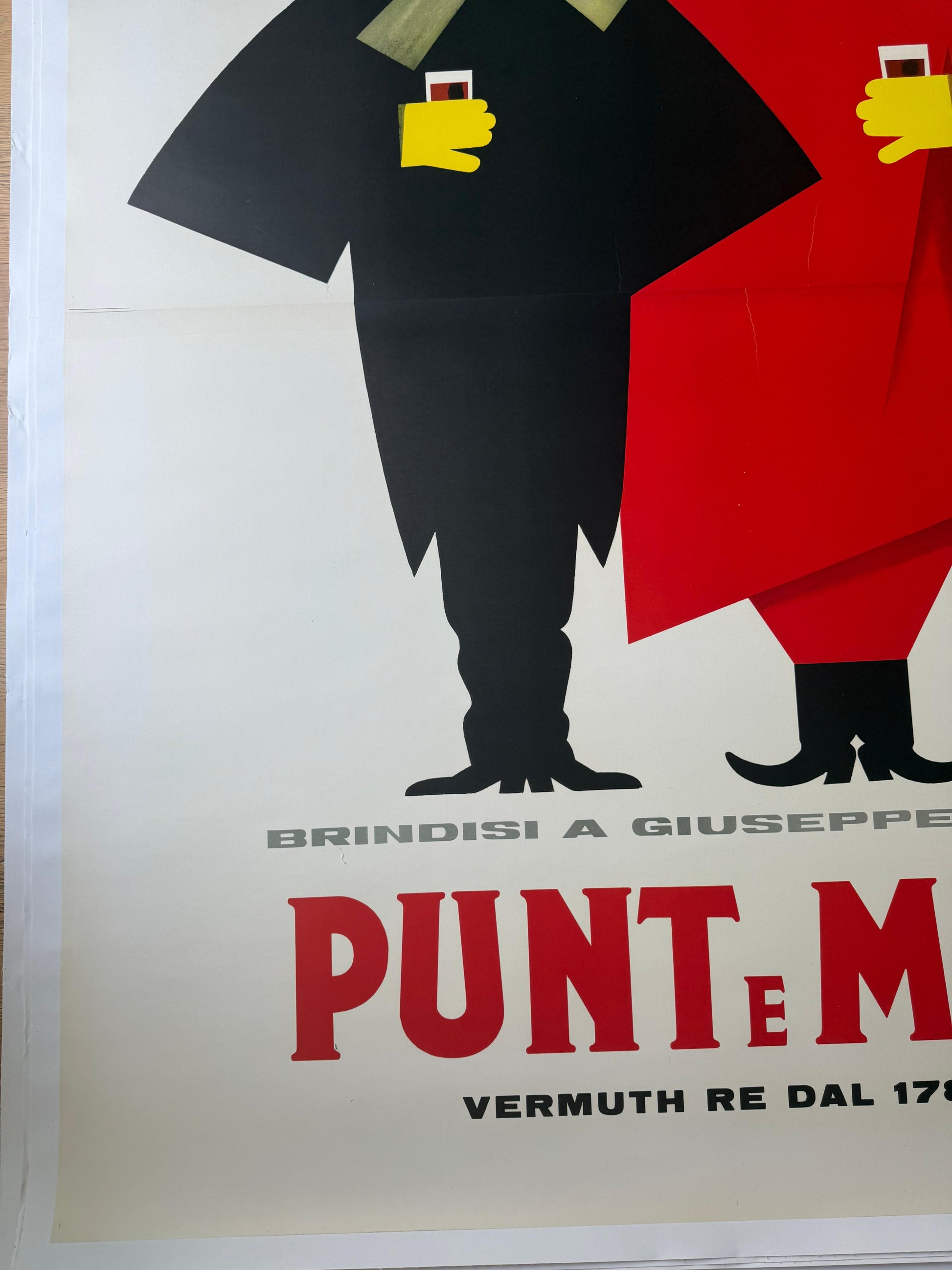 TESTA ARMANDO BRINDISI VERDI POSTER LINEN BACKED 140x200