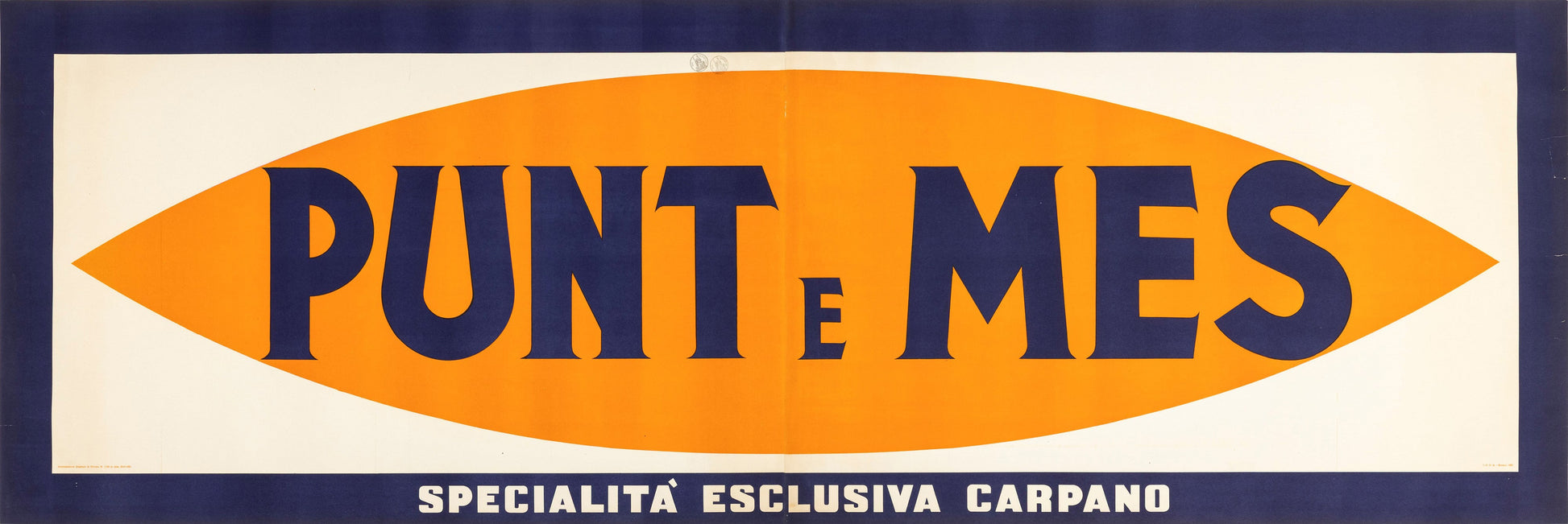 TESTA ARMANDO BANNER PUNT E MES POSTER VINTAGE 280x93