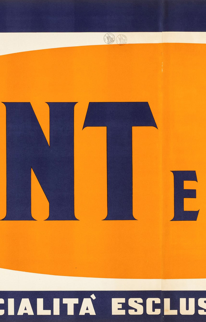 TESTA ARMANDO BANNER PUNT E MES POSTER VINTAGE 280x93